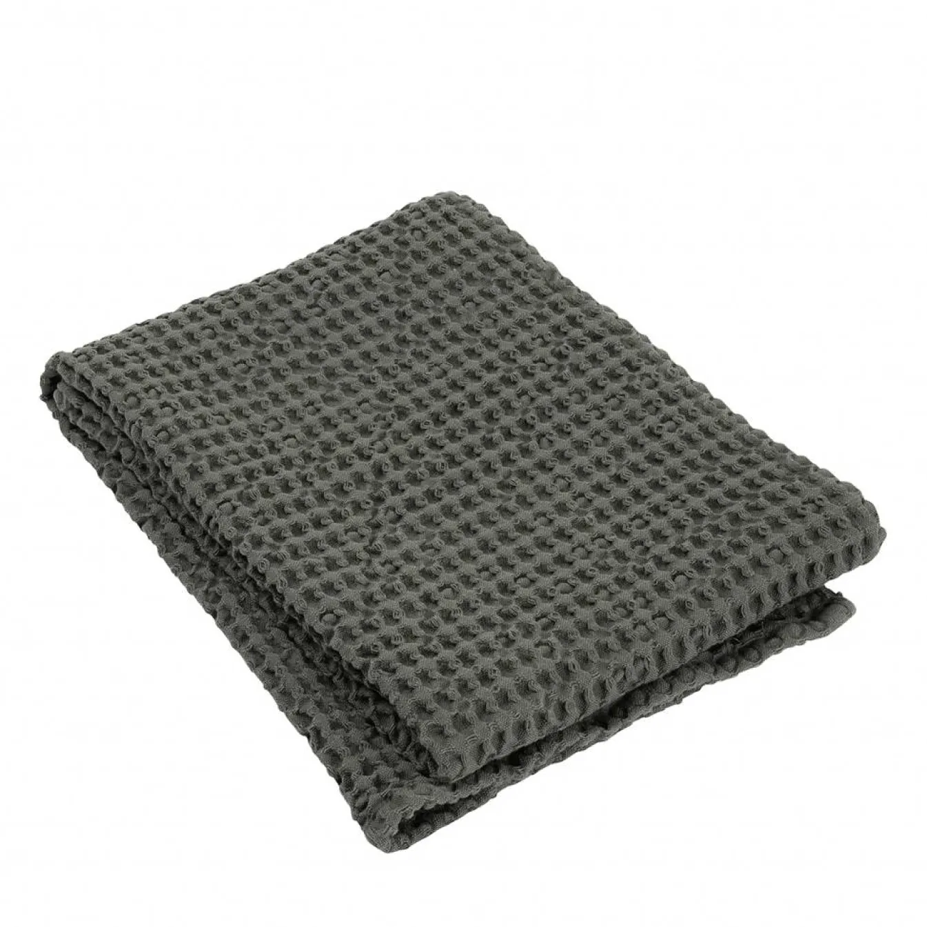 Hot Bath & Living Blomus Towel waffle pattern 50x100 cm CARO color Agave Green, olive green, 400 gr / m² (68999) AgaveGreen