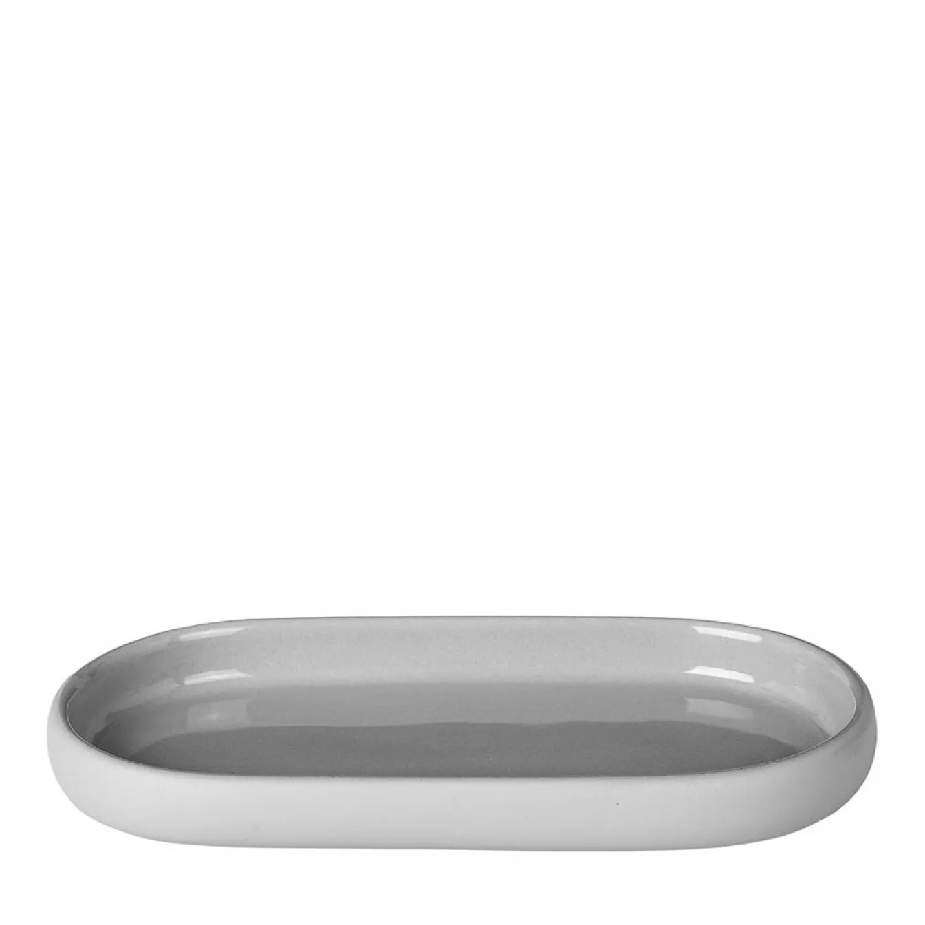 Clearance Bath & Living Blomus Tray / bowl SONO color Micro Chip, light gray (69068) MicroChip