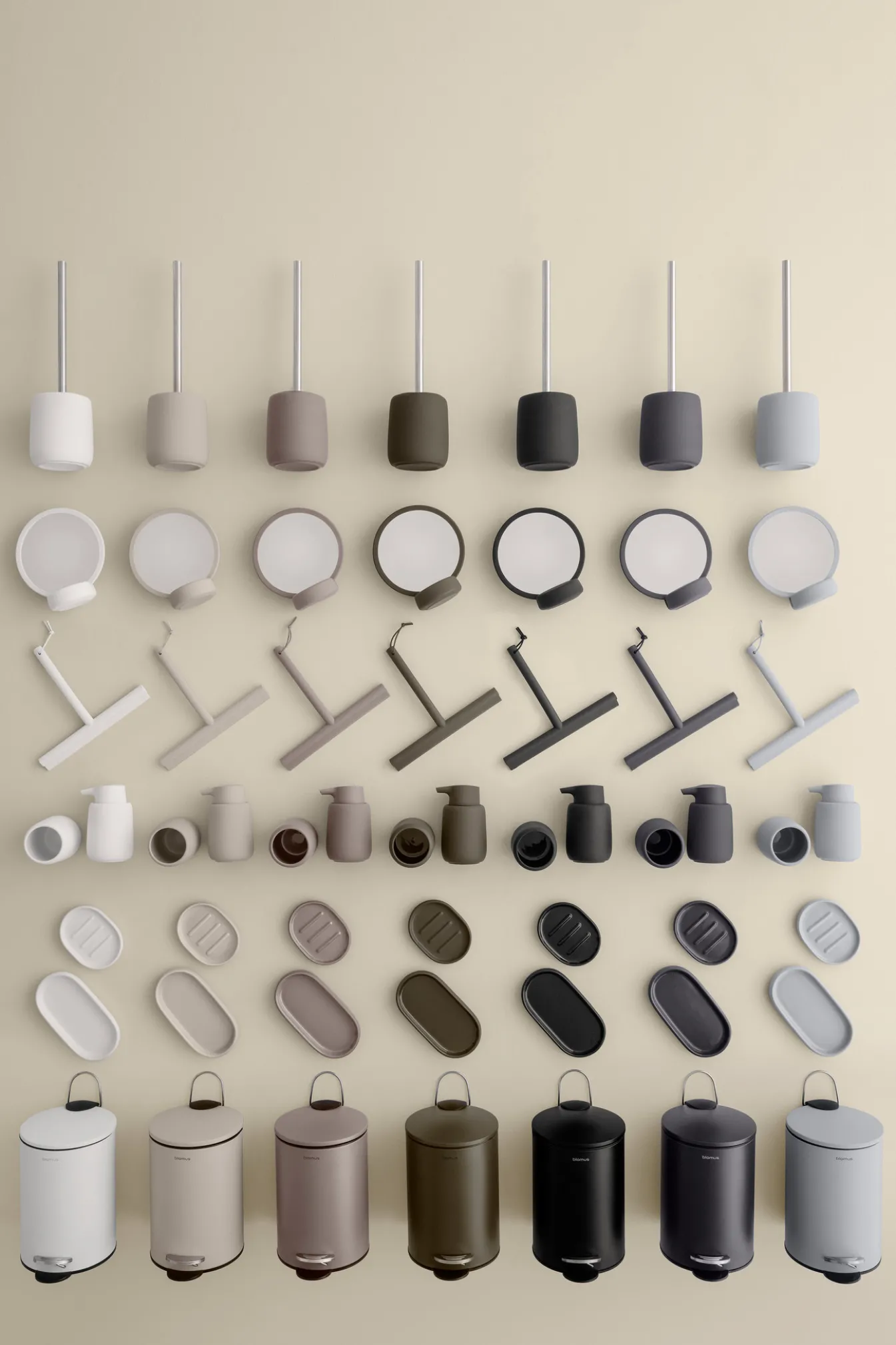 Clearance Bath & Living Blomus Tray / bowl SONO color Micro Chip, light gray (69068) MicroChip