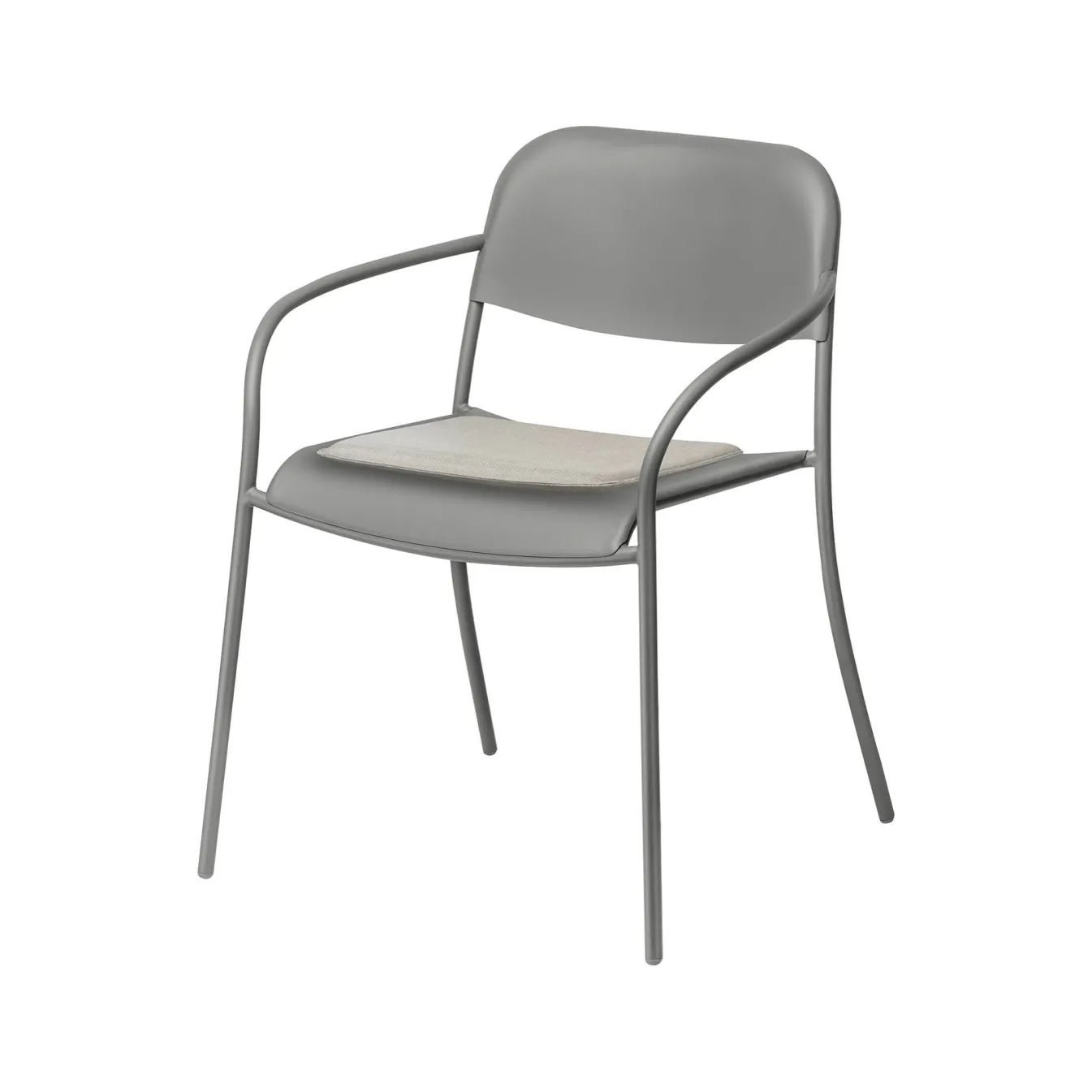 Sale Bath & Living Blomus YUA seat cushion for garden chair 39x34 cm MelangeGray