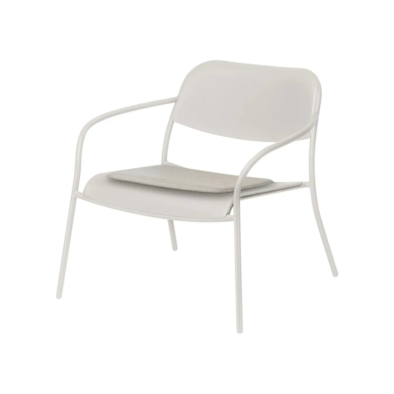 Store Bath & Living Blomus YUA seat cushion for lounge chair 46x41 cm MelangeGray