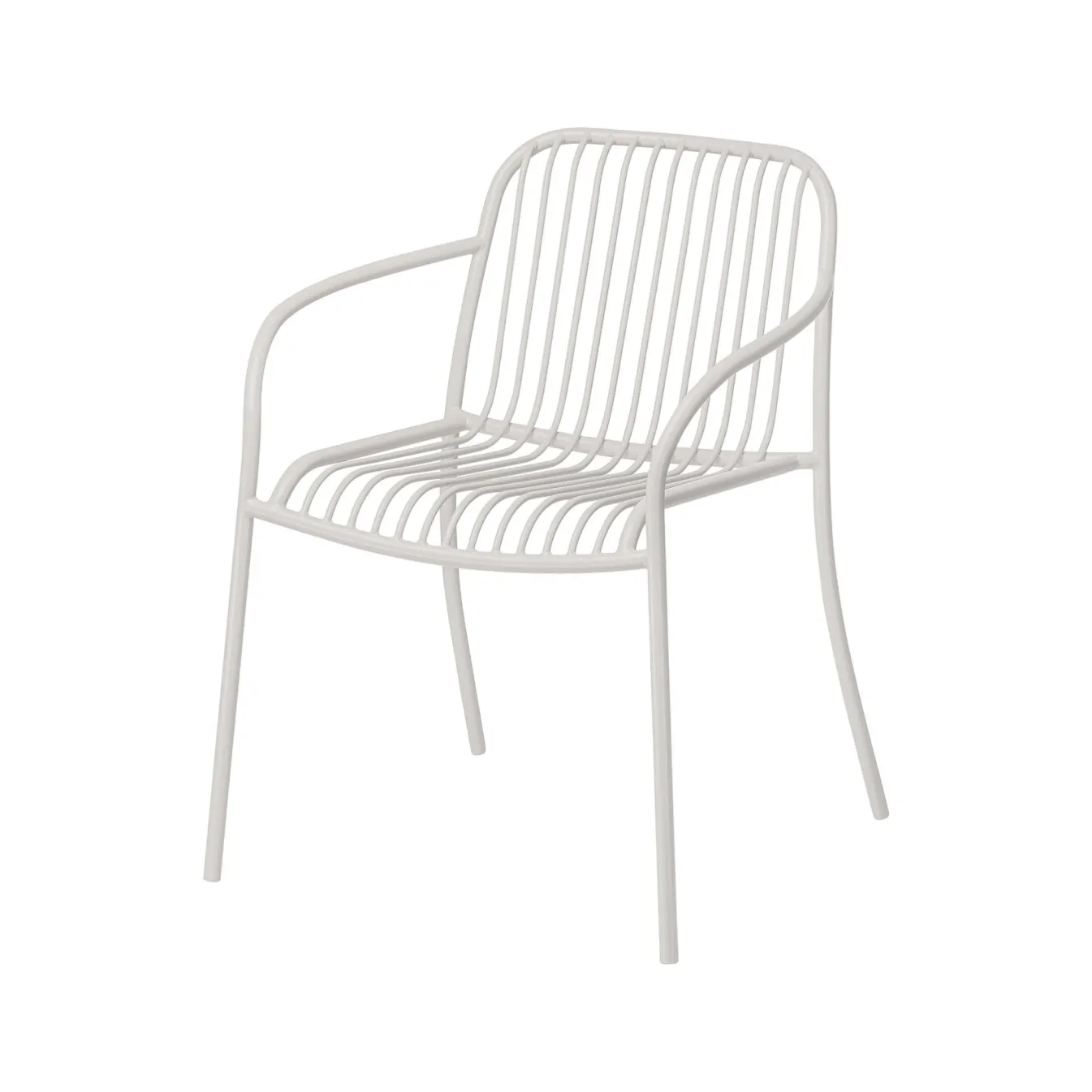 Shop Bath & Living Blomus YUA WIRE garden chair armrest Silk Gray (62178) SilkGray