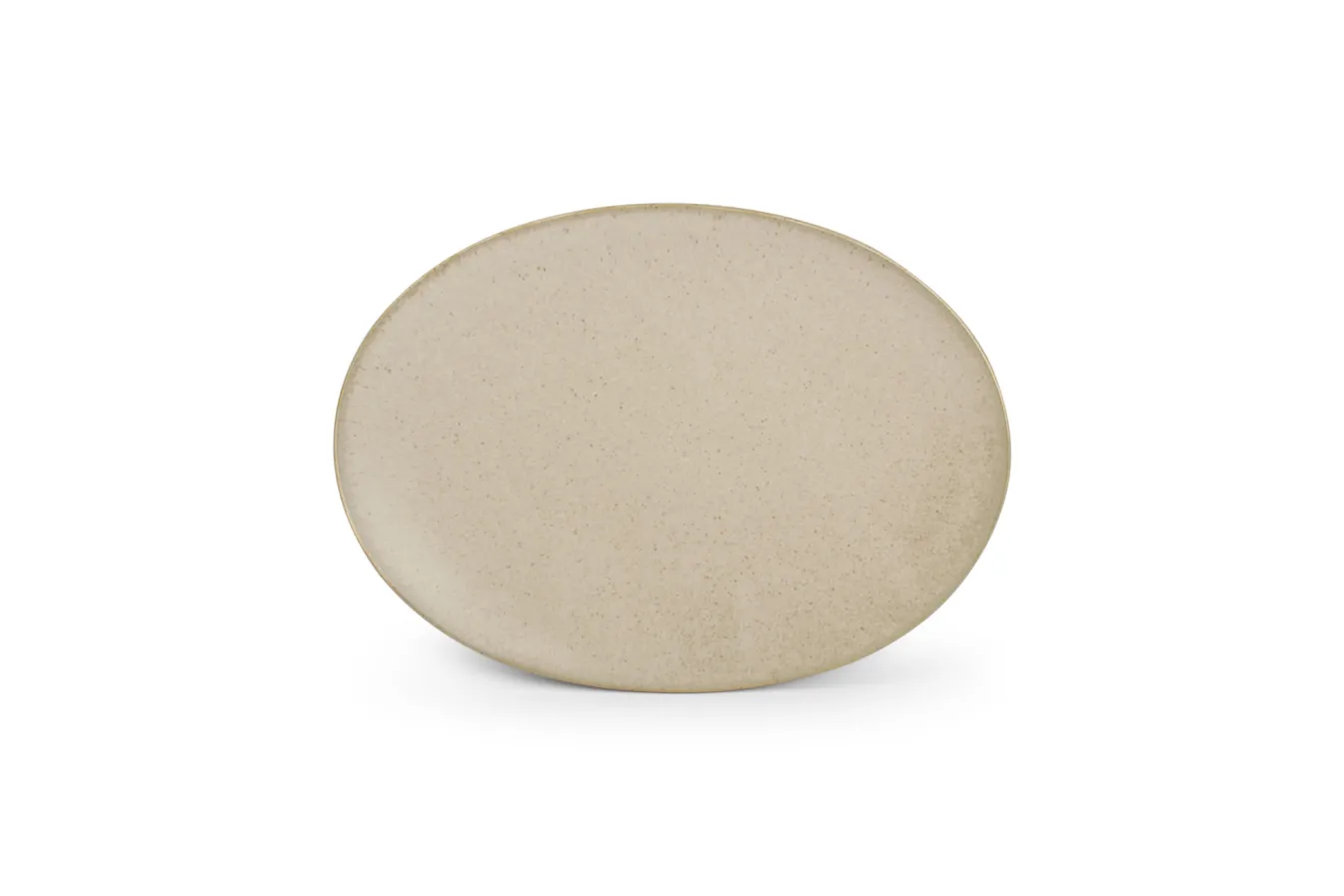 Discount Bath & Living BonBistro CIRRO flat plate oval 24 cm - (740954) Beige