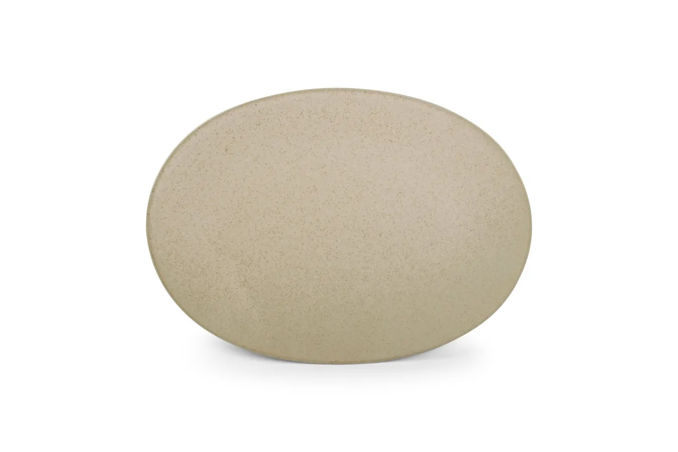 Clearance Bath & Living BonBistro CIRRO flat plate oval 30 cm - (740955) Beige