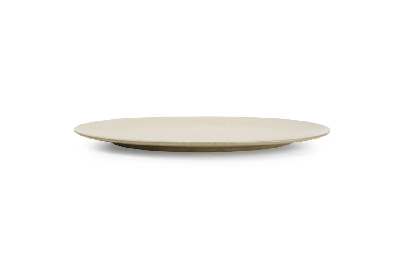 Clearance Bath & Living BonBistro CIRRO flat plate oval 30 cm - (740955) Beige