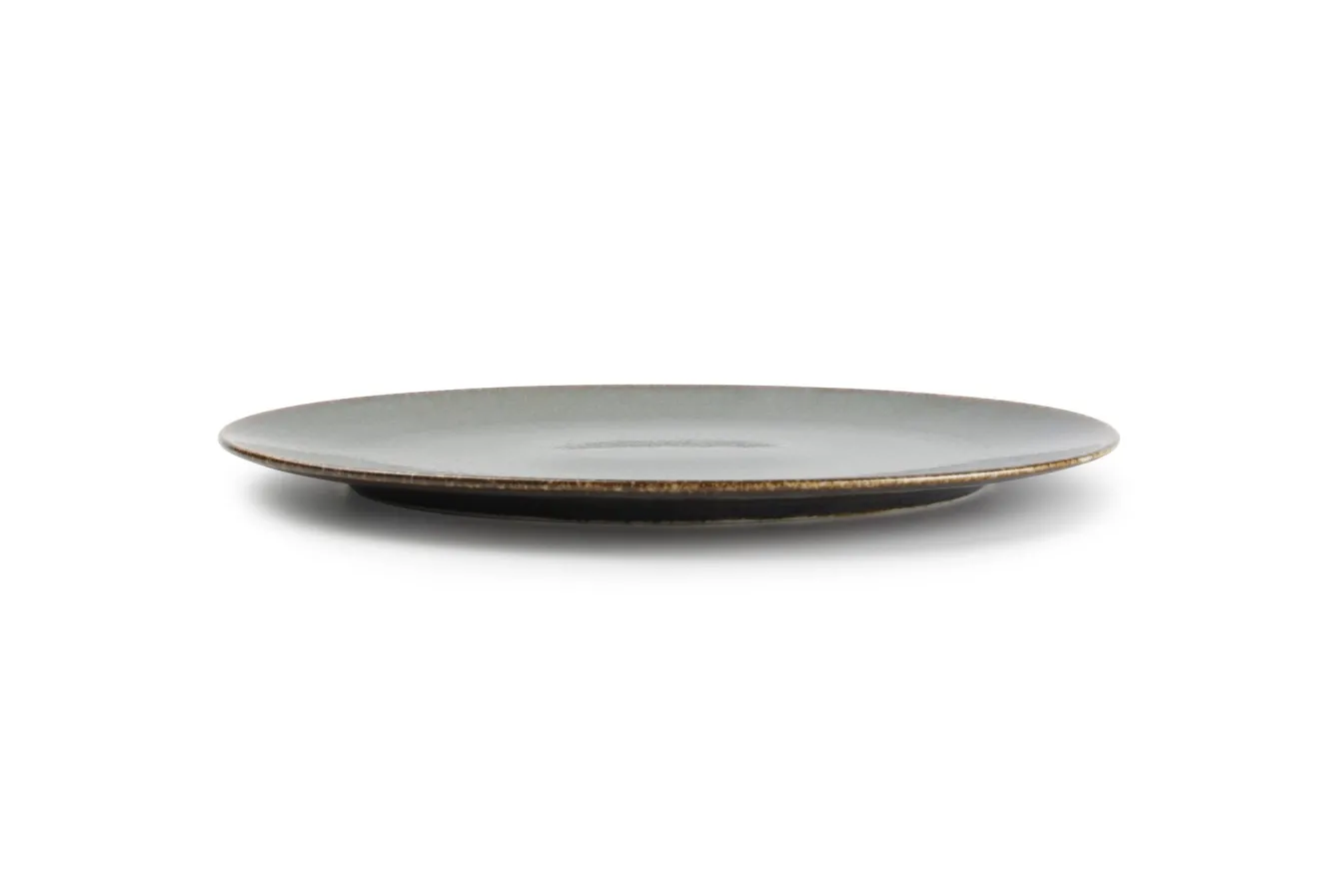 Online Bath & Living BonBistro CIRRO flat plate oval 30 cm - Green multi (740556) Greenmulti