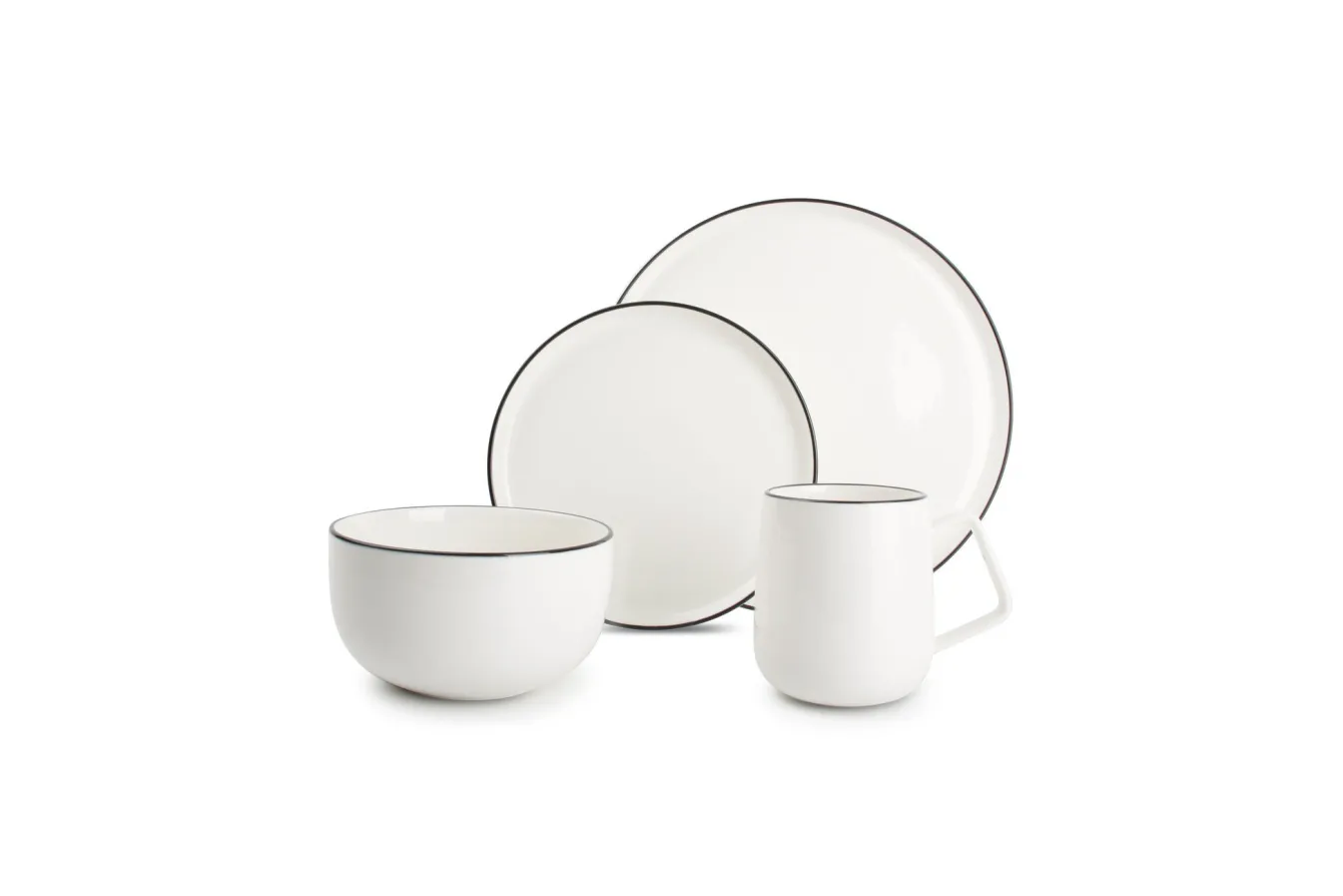 Hot Bath & Living SP STUDIO BASE 16-piece dinnerware set - 850025 white