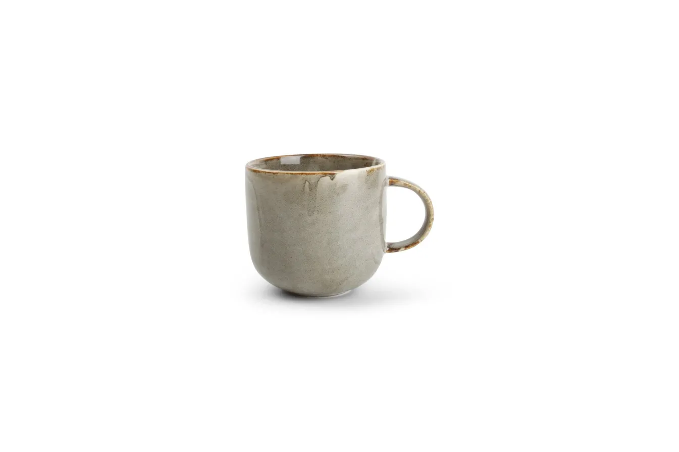 Hot Bath & Living SP STUDIO URBAN cup and saucer - (803559 + 803560) Concrete