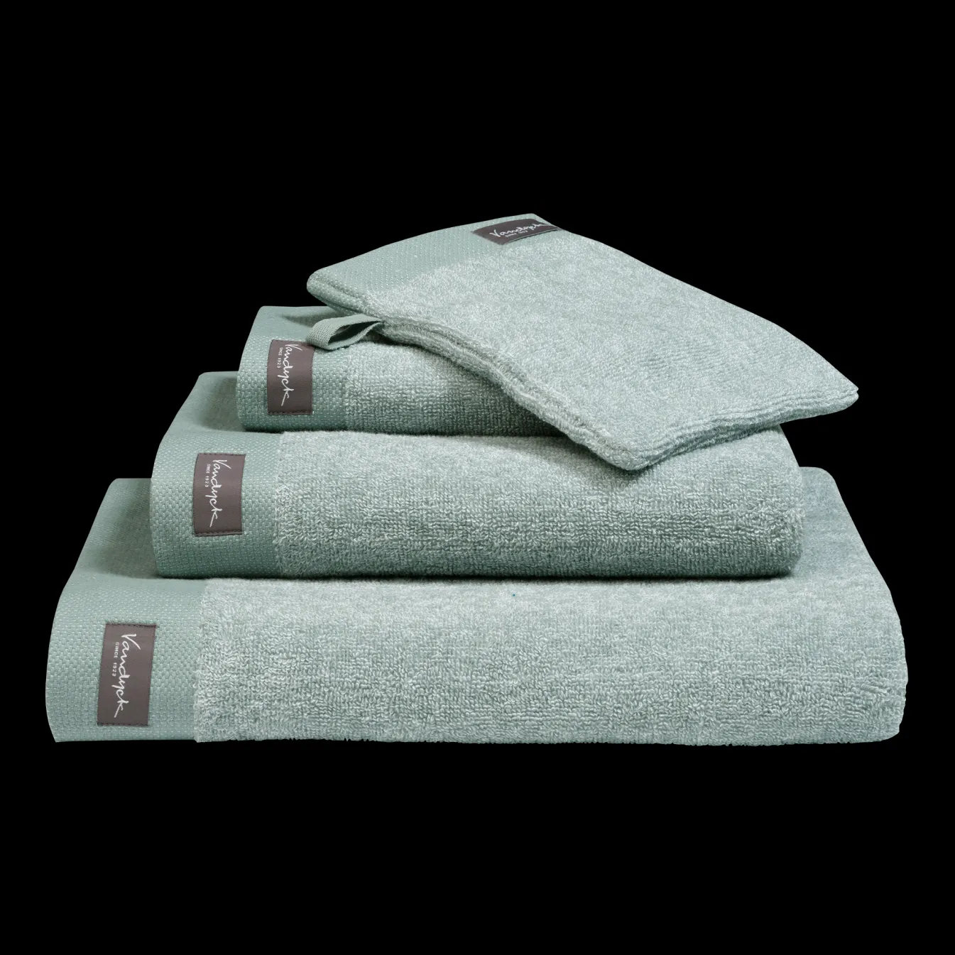 Online Bath & Living Vandyck Bath towel 70x140 cm HOME Mouliné Pearl Blue (BAKC18201) set/3 pieces PearlBlue-190