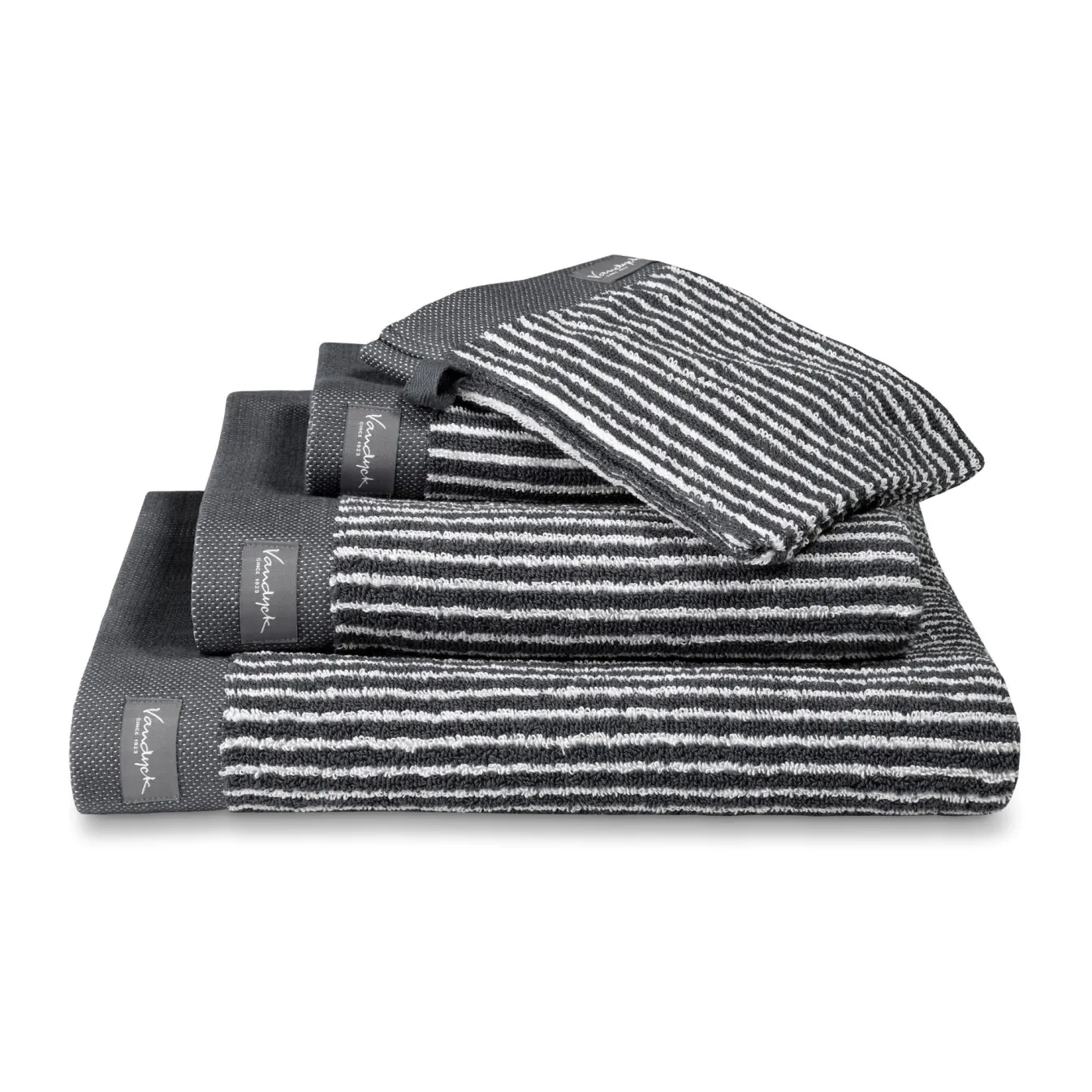 Cheap Bath & Living Vandyck Bath towel 70x140 cm HOME Petit Ligne Off Black (BAKC15101) set/3 pieces OffBlack-198