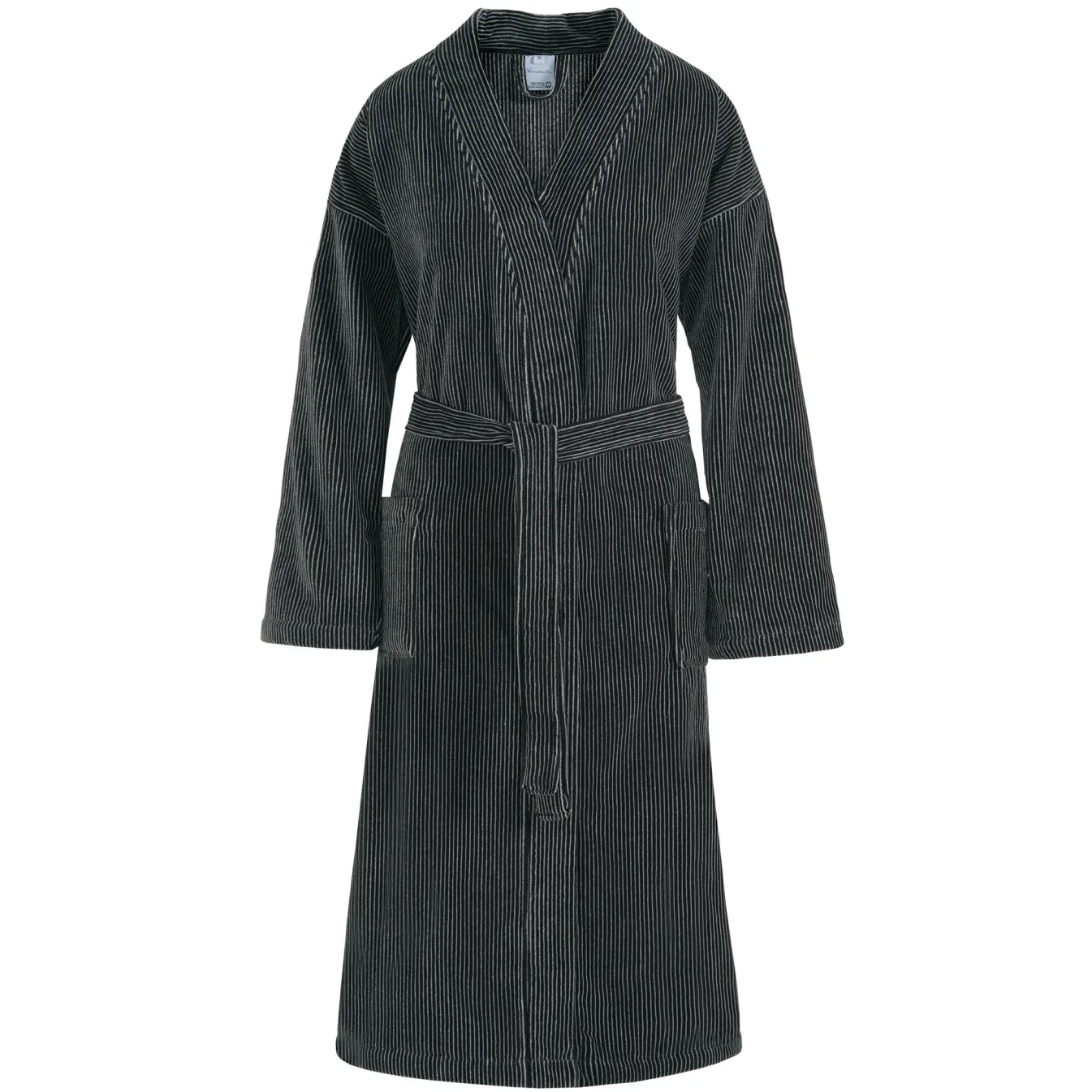 Discount Bath & Living Vandyck Bathrobe ANTONIO color Off Black