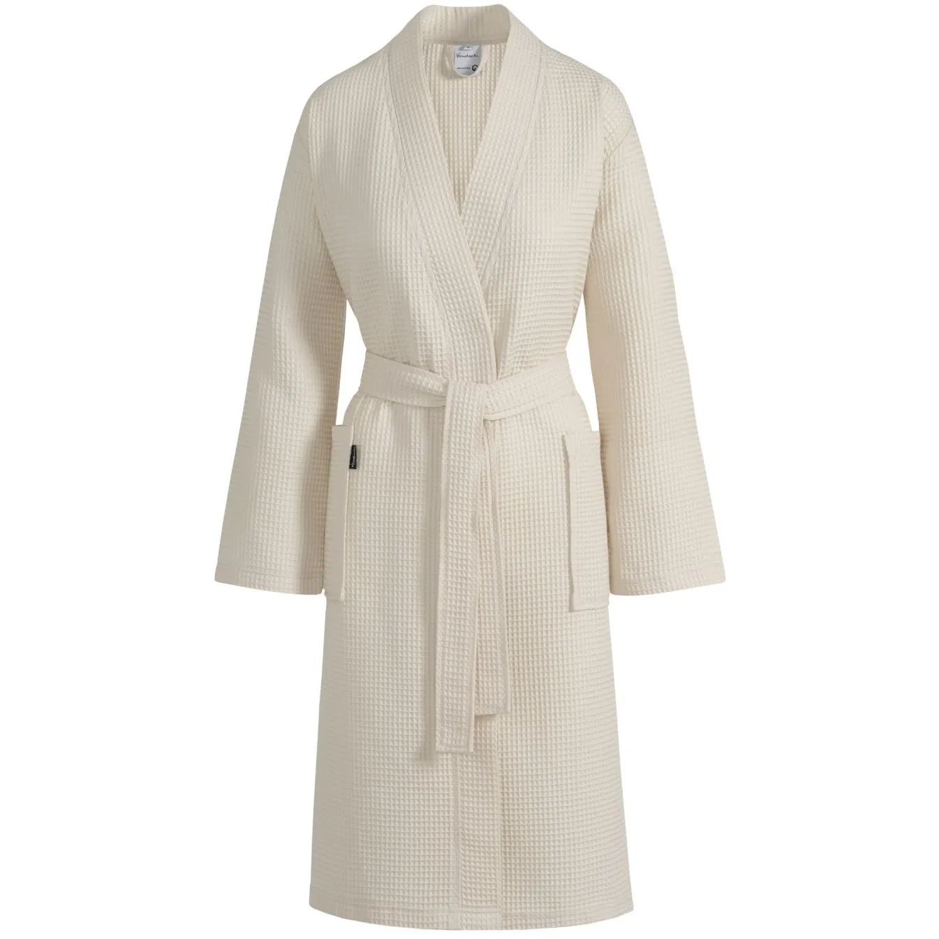 Online Bath & Living Vandyck Bathrobe BIARRITZ color Cream Tan (BAGE22104)