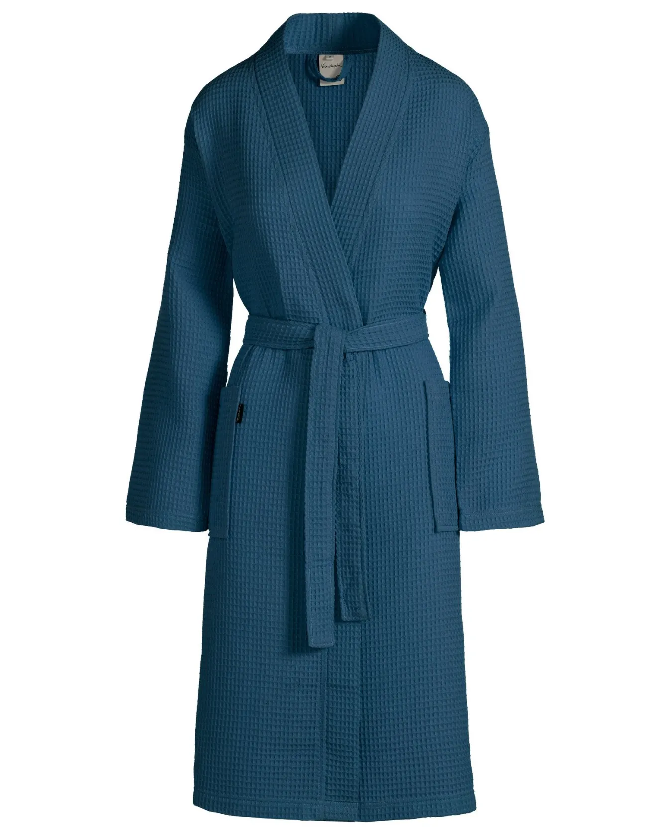 Cheap Bath & Living Vandyck Bathrobe BIARRITZ Navy-036 Size XS (BAGE22104)