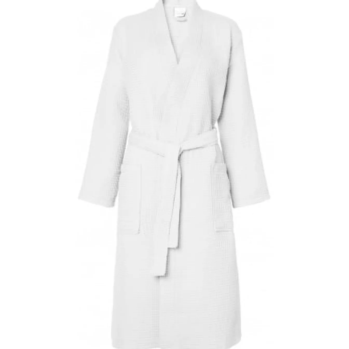 New Bath & Living Vandyck Bathrobe BIARRITZ White-090 (BAGE22104)