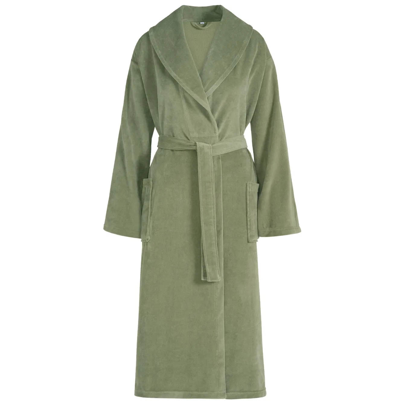 New Bath & Living Vandyck Bathrobe GRACE Smoke Green (BAGE21203)