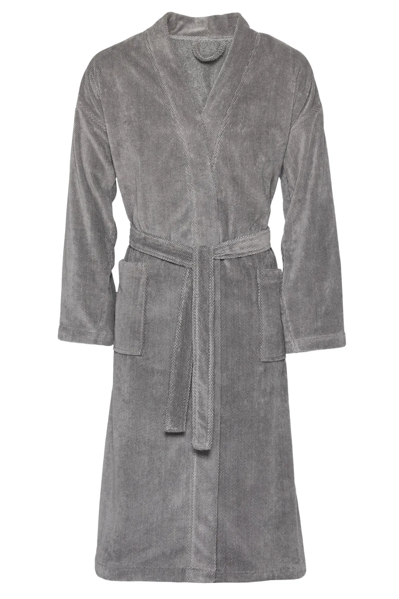 Cheap Bath & Living Vandyck Bathrobe KYOTO Gray-011 (BAEG17201)