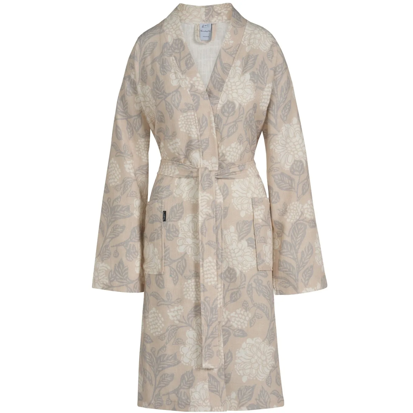 Sale Bath & Living Vandyck Bathrobe MARLY color Linen (BAAL24101)