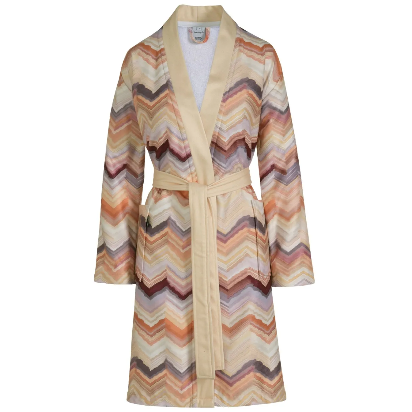 Sale Bath & Living Vandyck Bathrobe MAY multicolor, soft yellow