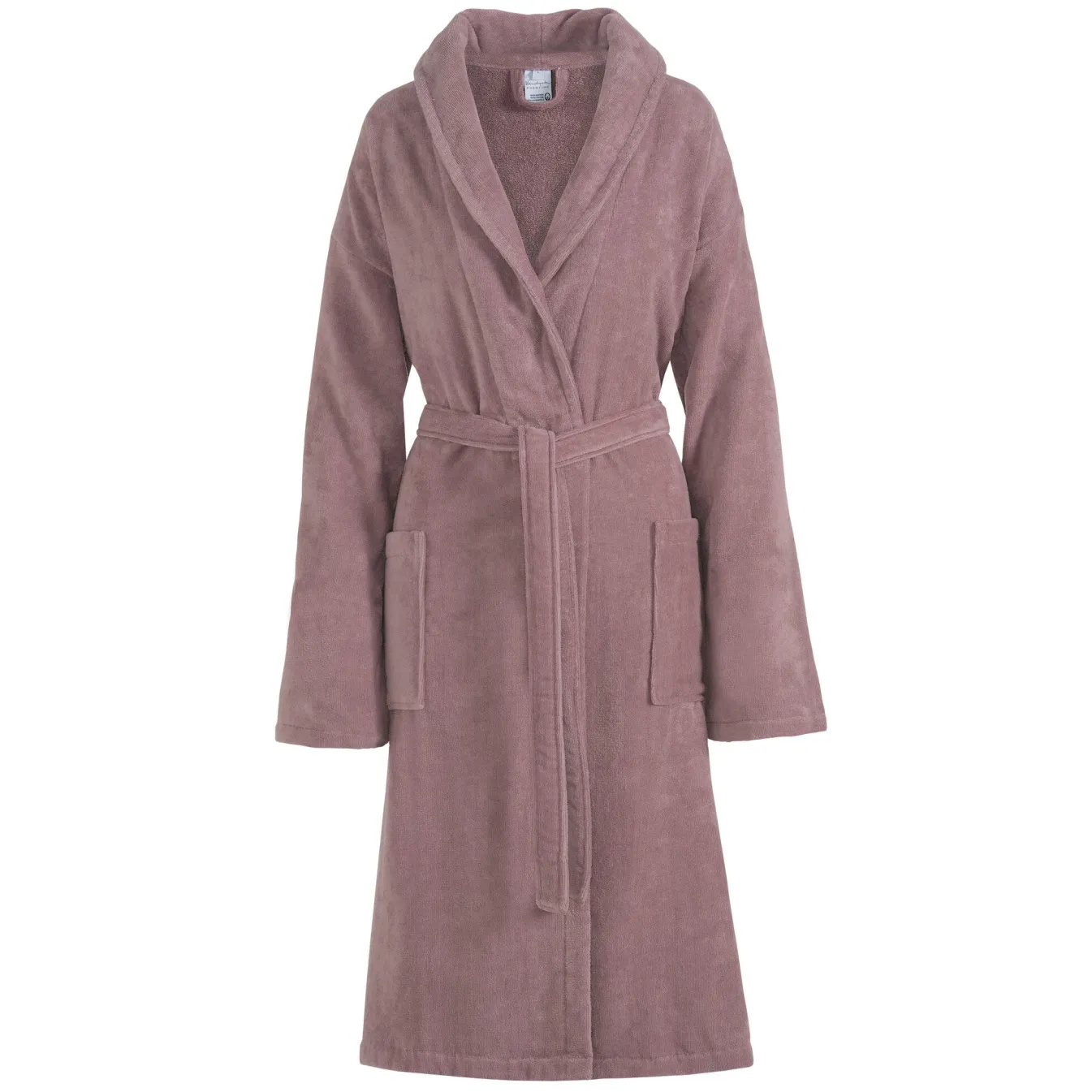 Clearance Bath & Living Vandyck Bathrobe PRESTIGE color Mauve, cotton