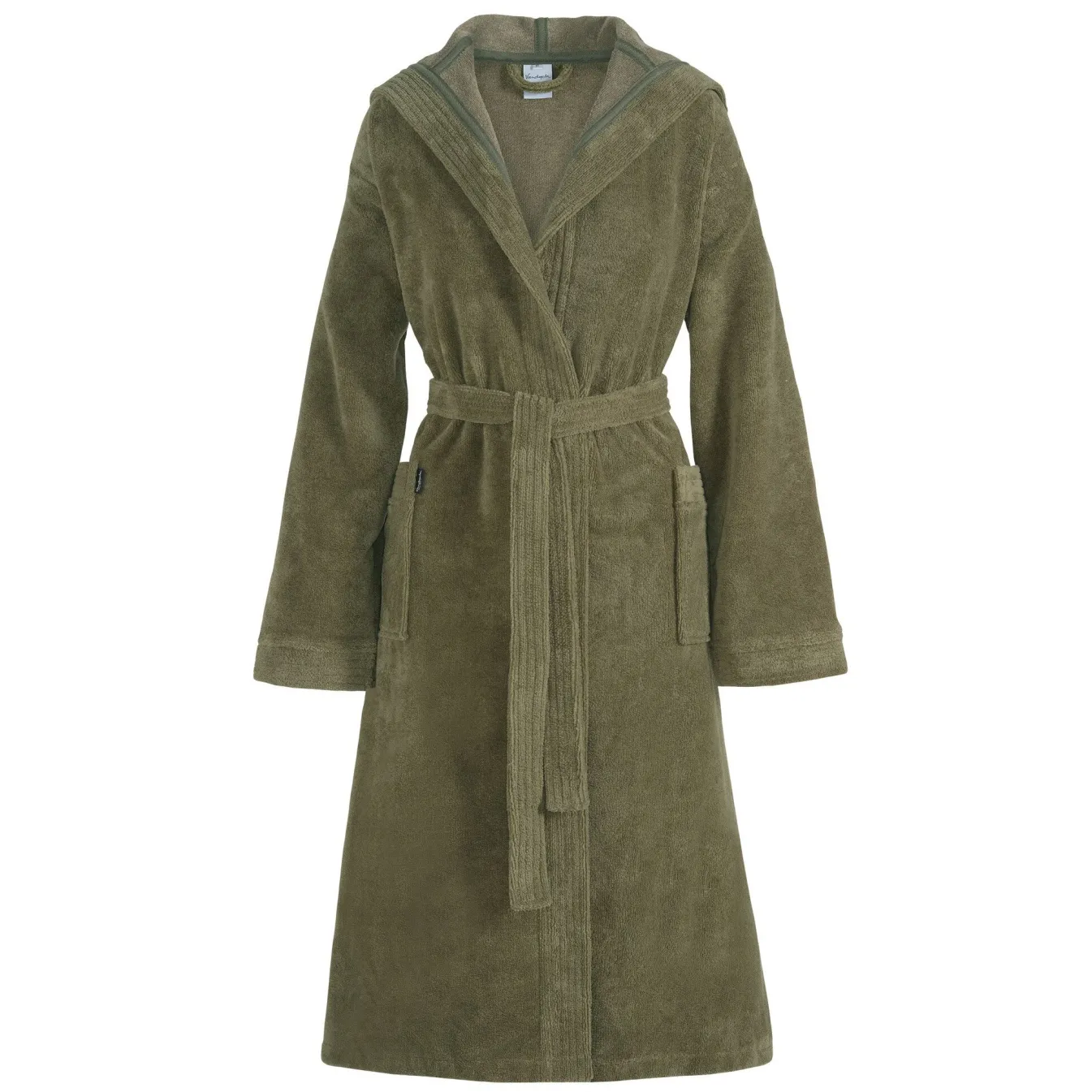 Shop Bath & Living Vandyck Bathrobe TAYLOR color Olive green