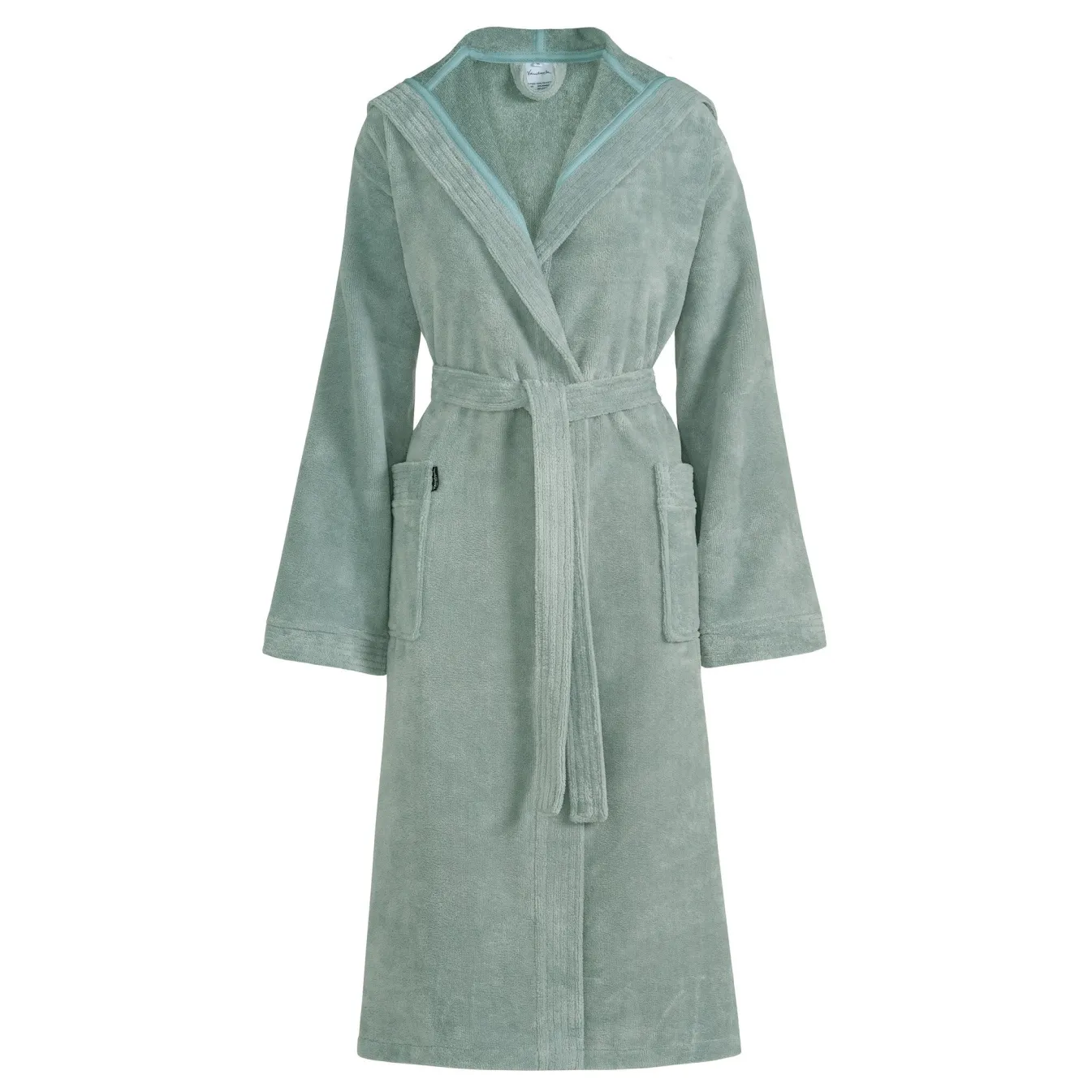 Best Bath & Living Vandyck Bathrobe TAYLOR color Pearl Blue (BAGE22205)