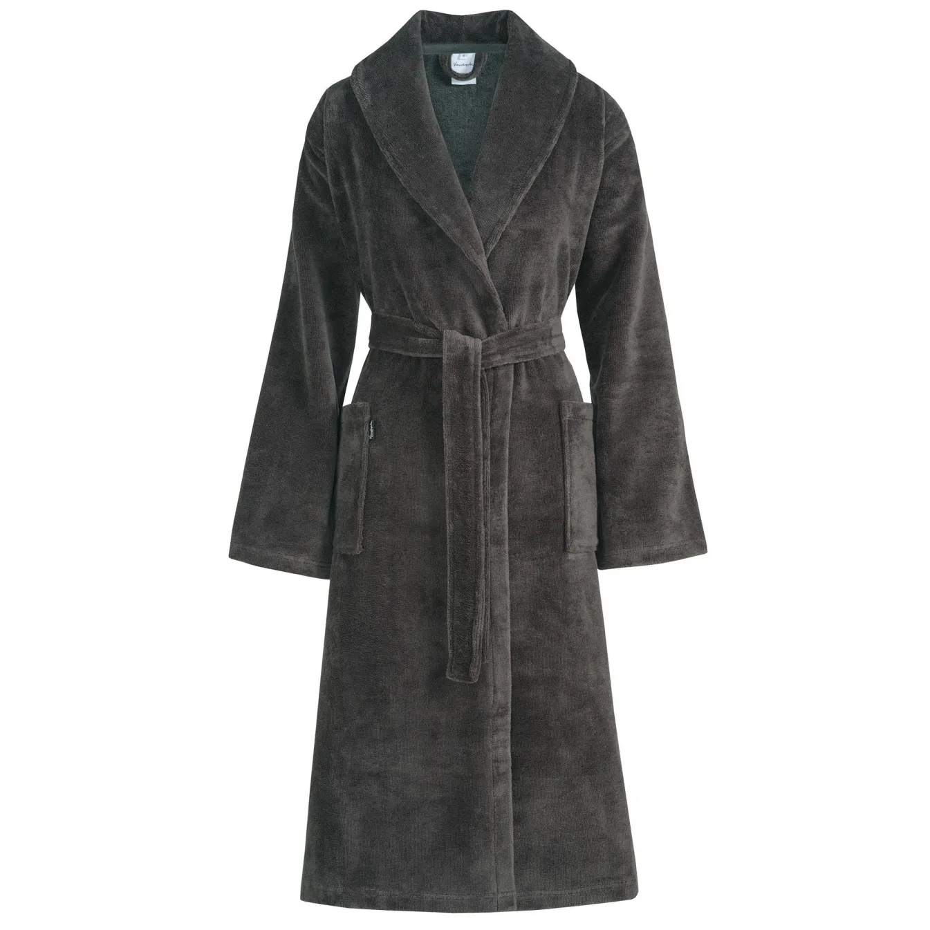 Shop Bath & Living Vandyck BEAUMONT bathrobe color Anthracite (BAGE14201)