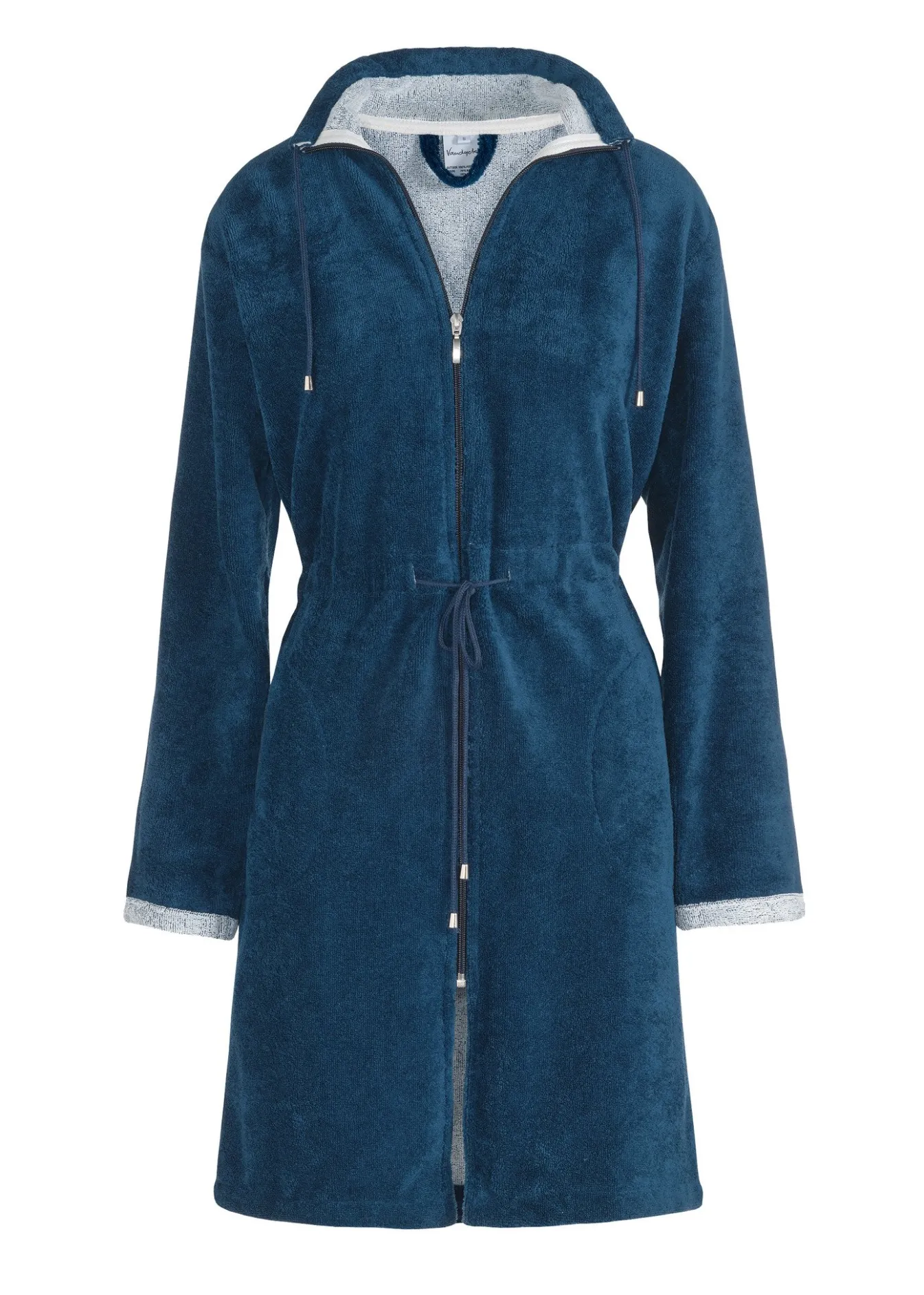 Flash Sale Bath & Living Vandyck CHICAGO bathrobe color Navy-036 (BAGE14202)