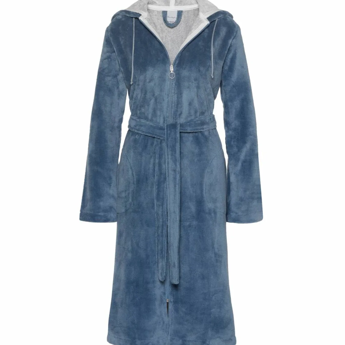 Fashion Bath & Living Vandyck DUCHESS bathrobe color China Blue-406 (BAGE17203)