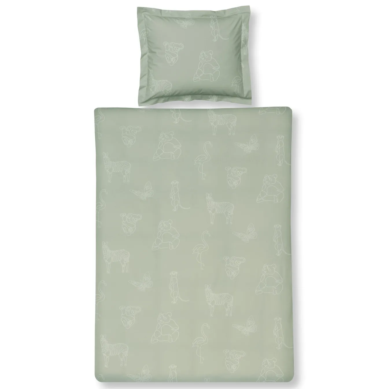 Cheap Bath & Living Vandyck Duvet cover ANIMAL KIDS Pale olive 140x220 cm (KIBB22110)