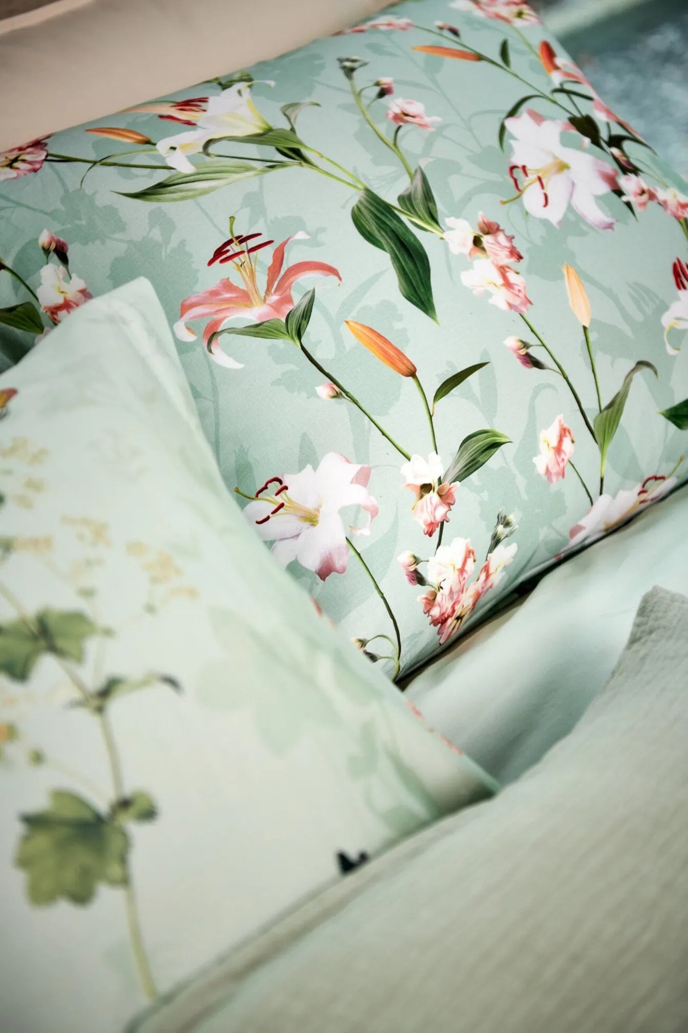 Cheap Bath & Living Vandyck Duvet cover AZALEA Light Green 140x220 cm (satin cotton)