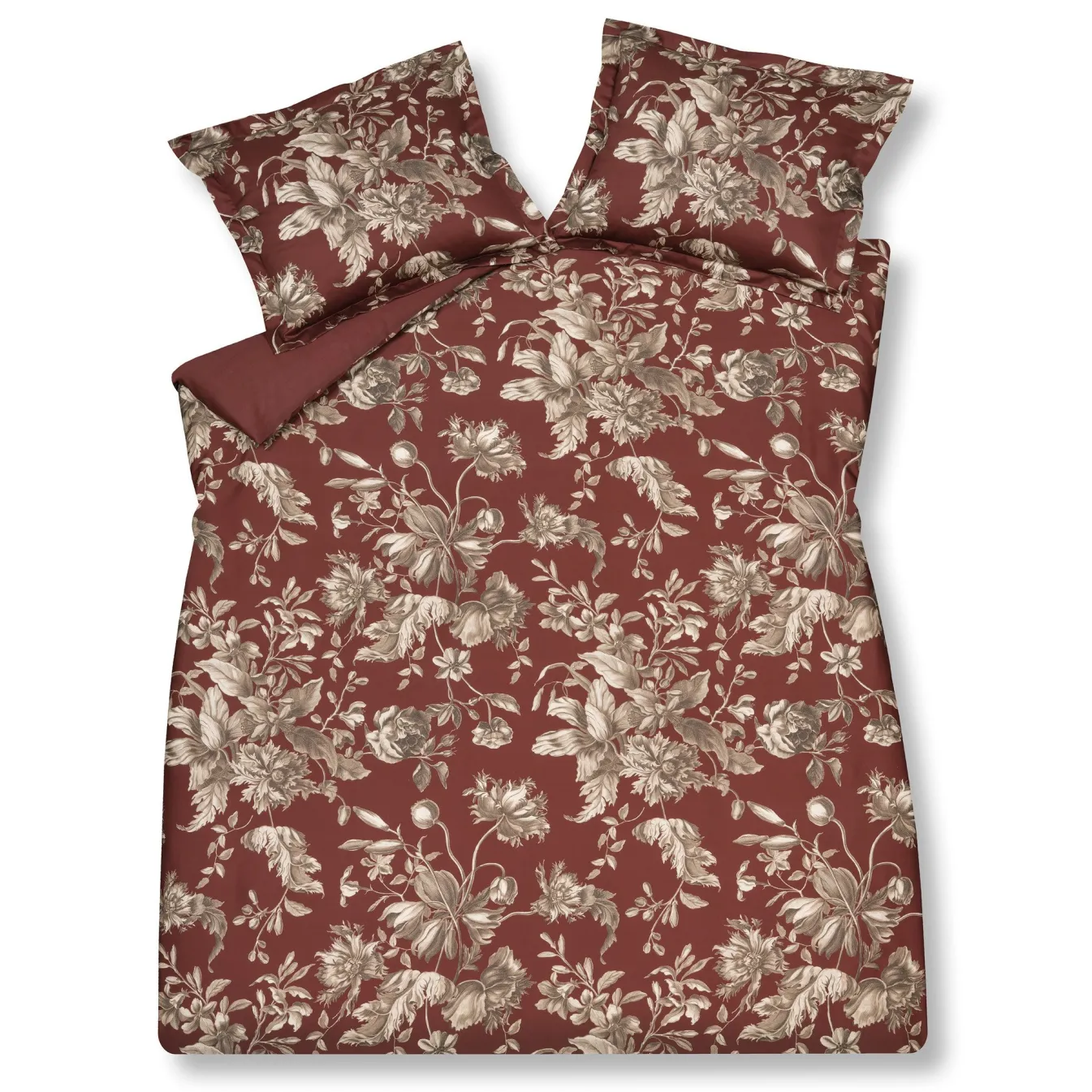 Best Bath & Living Vandyck Duvet cover BLOOM ART Cabernet 200x220 cm (satin) SAM321221