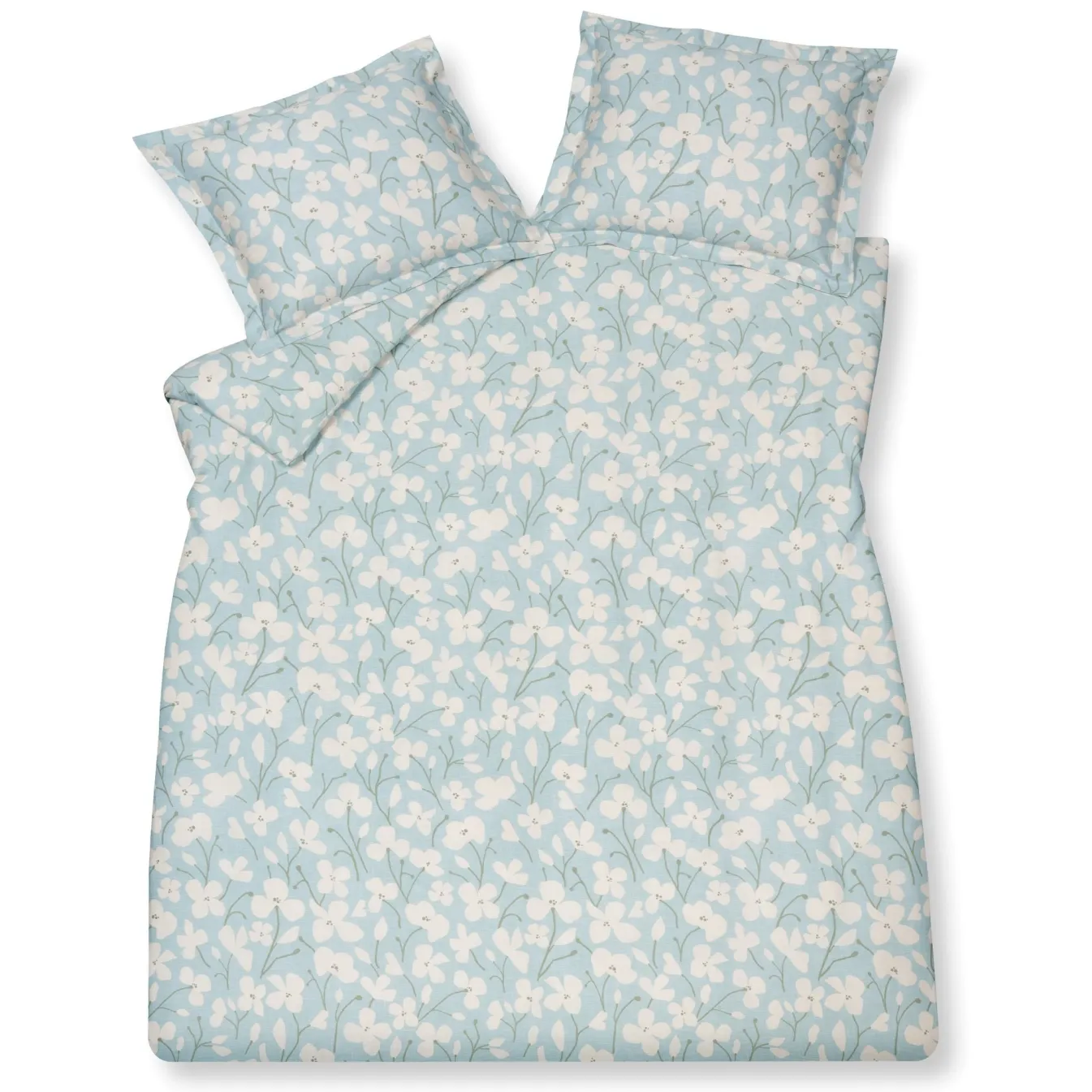 Cheap Bath & Living Vandyck Duvet cover BLUE SKY Pearl Blue 140x220 cm (satin cotton)