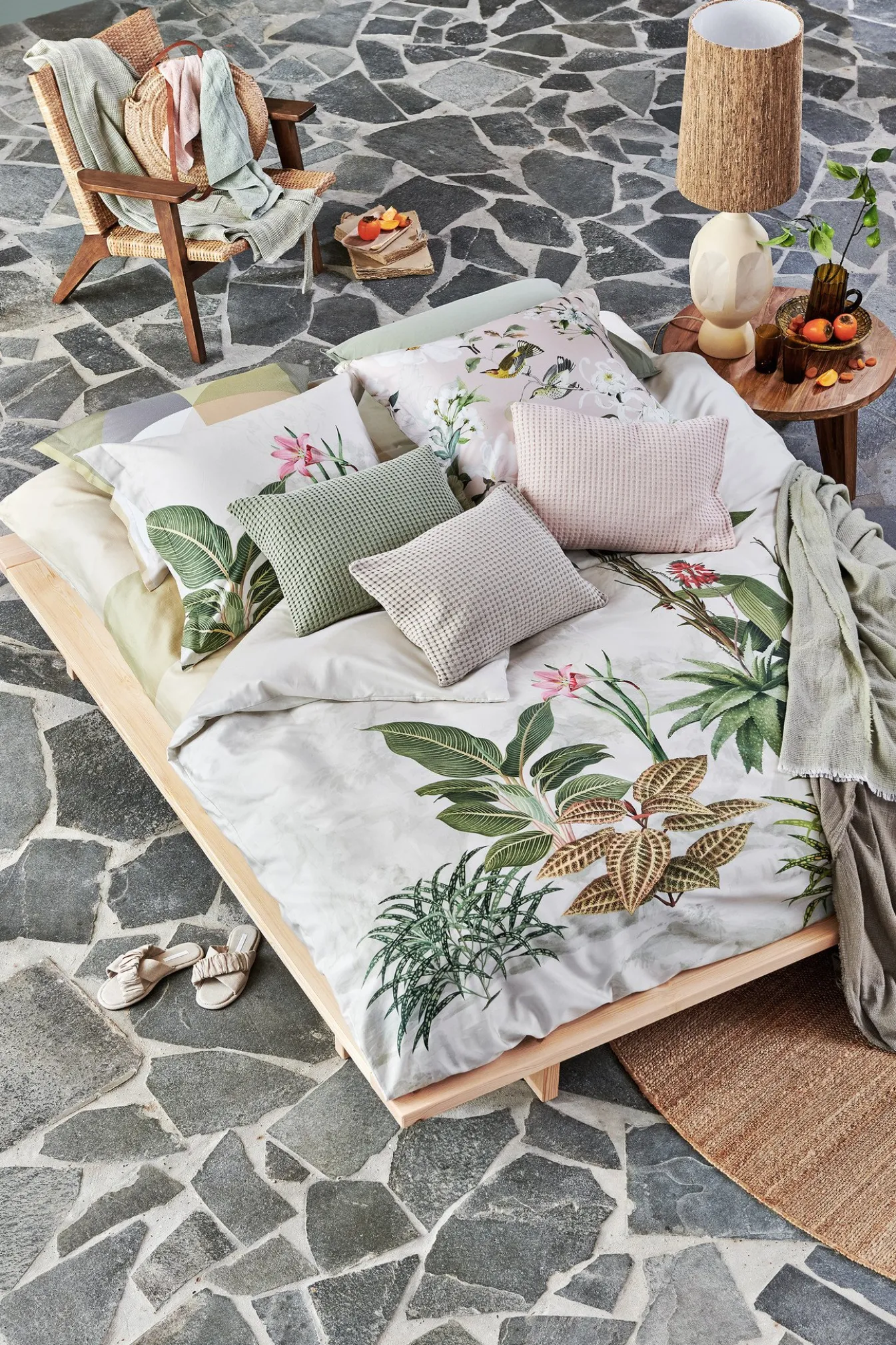 Fashion Bath & Living Vandyck Duvet cover Botanical 200x220 cm (satin) SASA22101