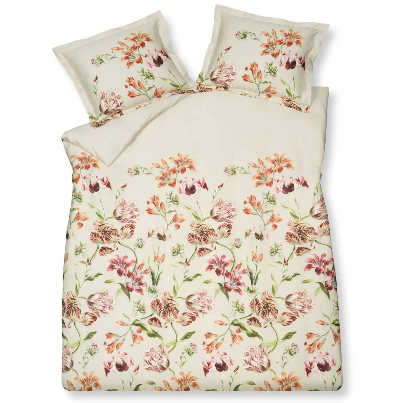 Sale Bath & Living Vandyck Duvet cover DELICIOUS Cream Tan 200x220 cm (satin cotton)