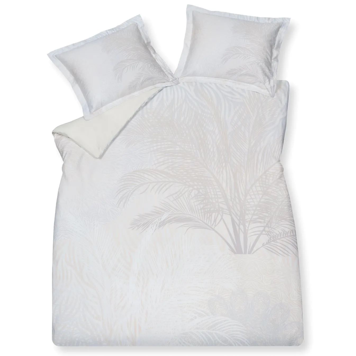Cheap Bath & Living Vandyck Duvet cover FLOWER PATTERN Cream Tan 140x220 cm (satin cotton)