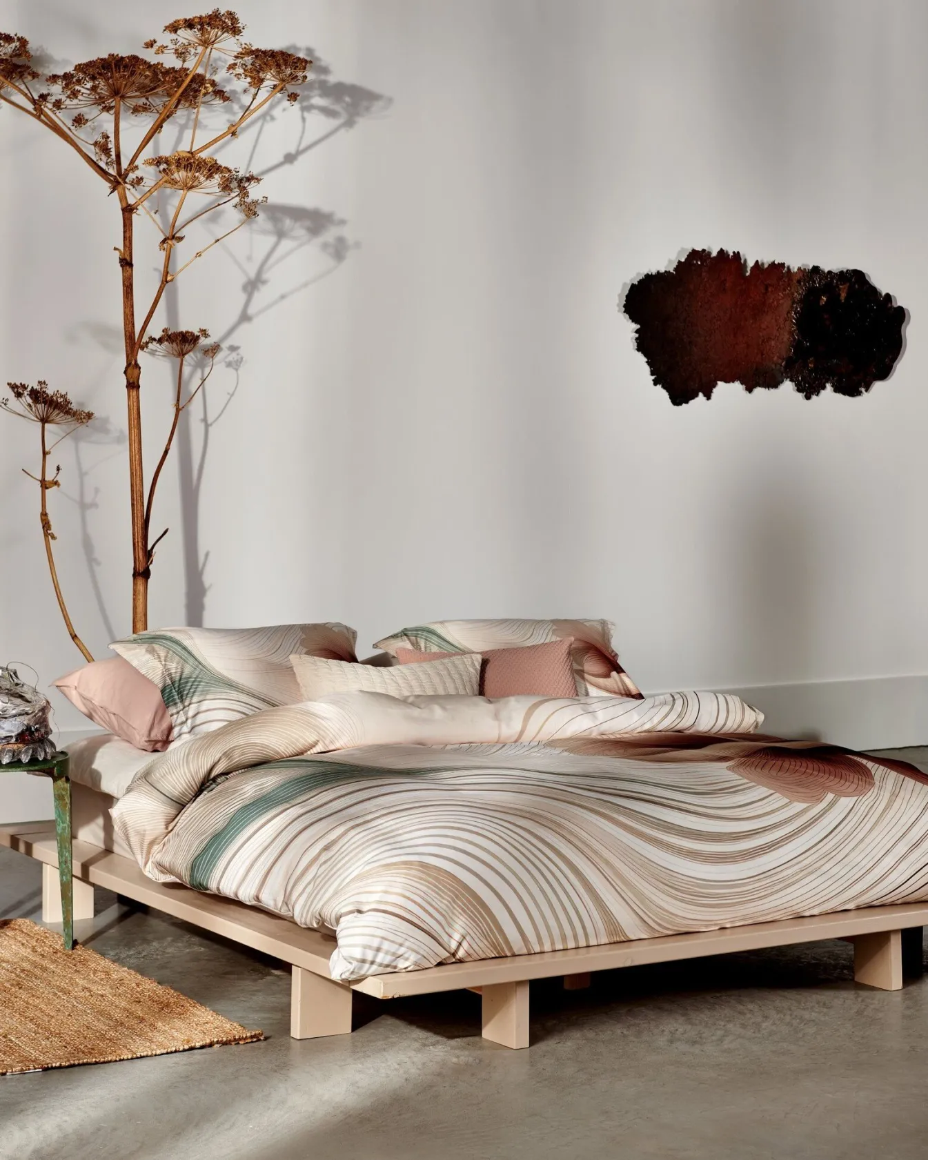 Cheap Bath & Living Vandyck Duvet cover FLOWING Cream Tan 140x220 cm (satin cotton)