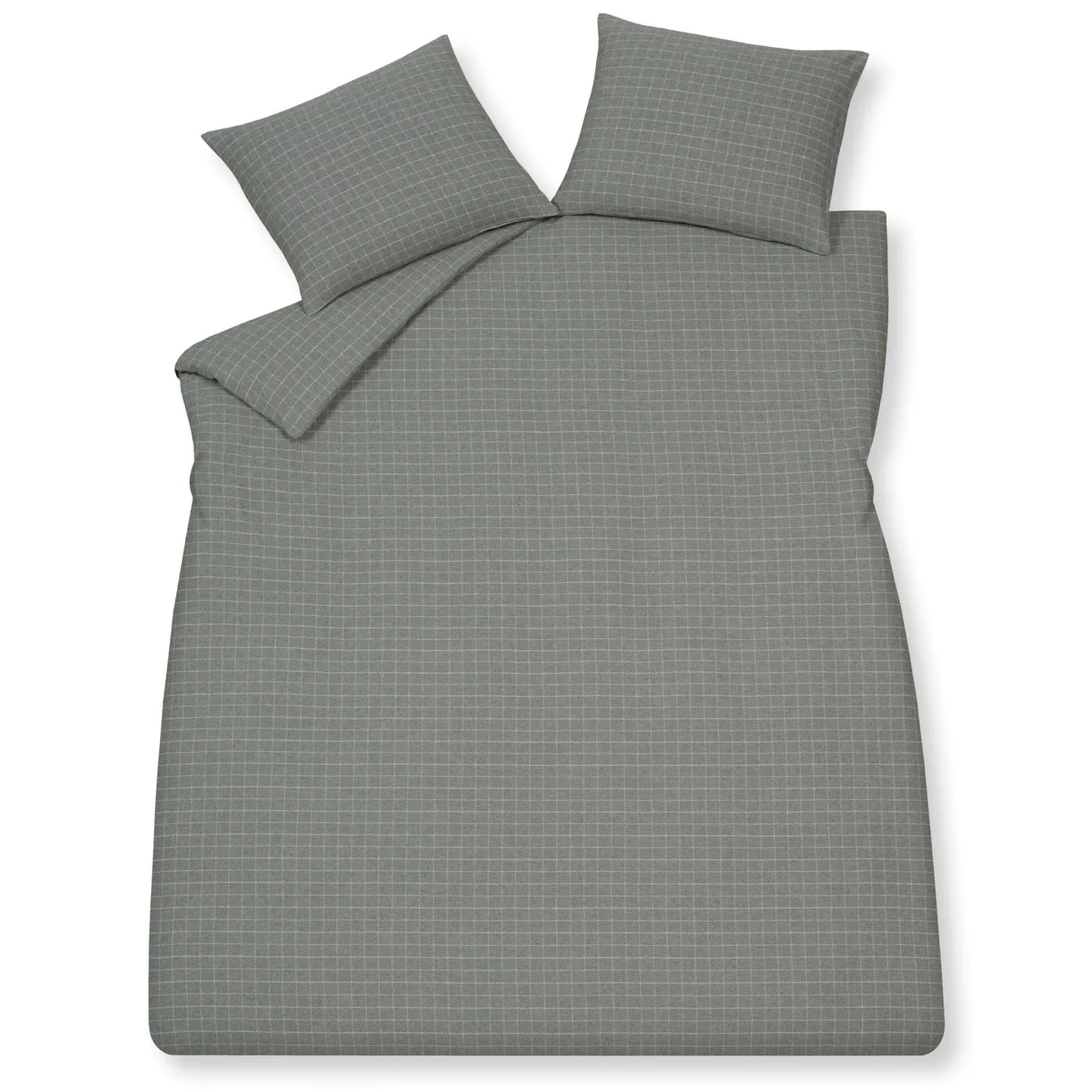 Outlet Bath & Living Vandyck Duvet cover GOTENBURG Gray 140x220 cm (flannel)