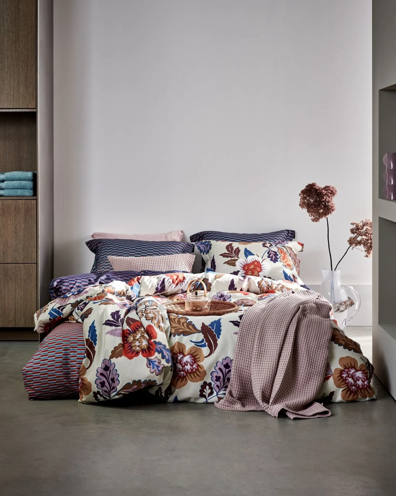 Sale Bath & Living Vandyck Duvet cover GRAPHIC multi 200x220 cm (satin cotton)