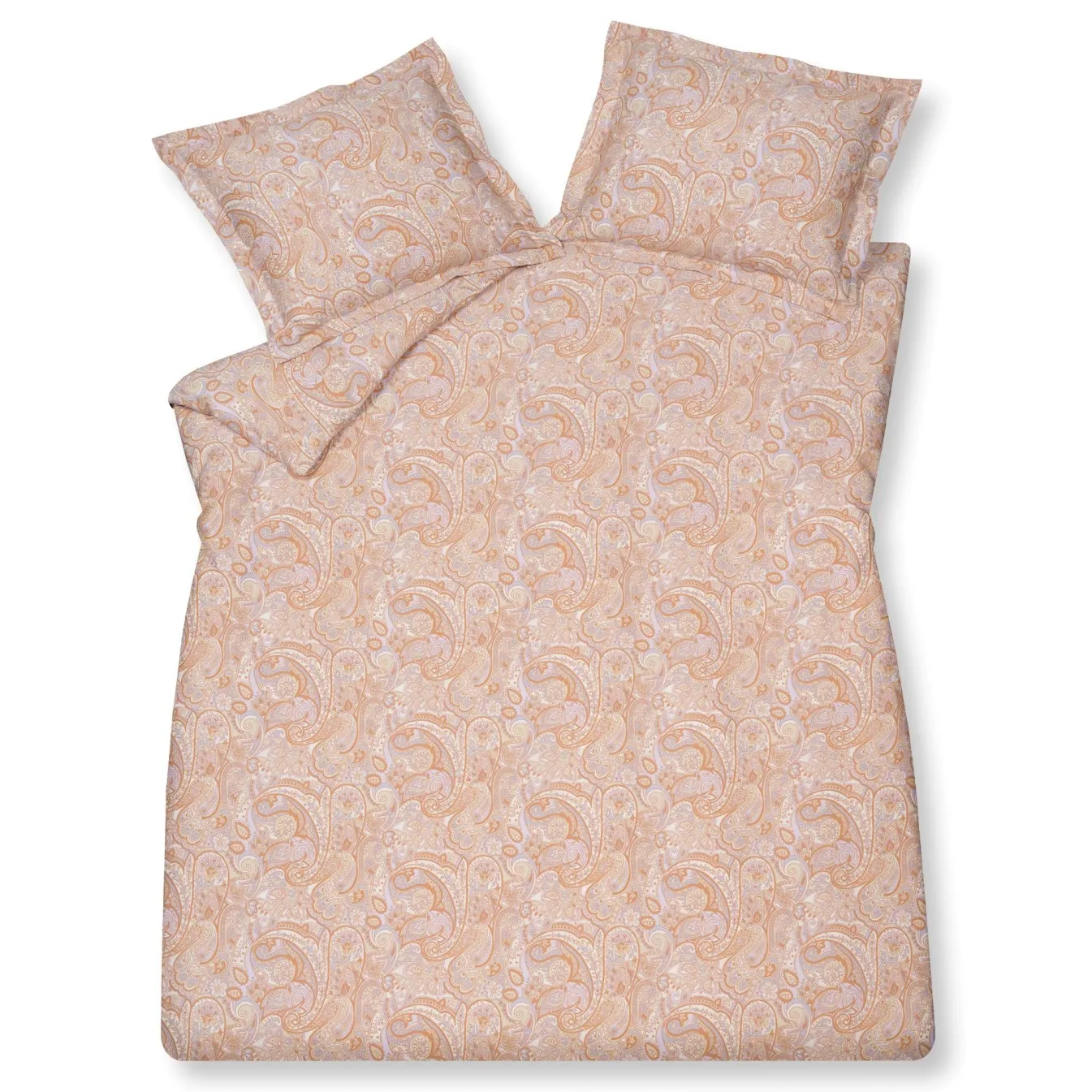 Outlet Bath & Living Vandyck Duvet cover HAPPY FEVER Apricot Blush 240x220 cm (satin cotton)