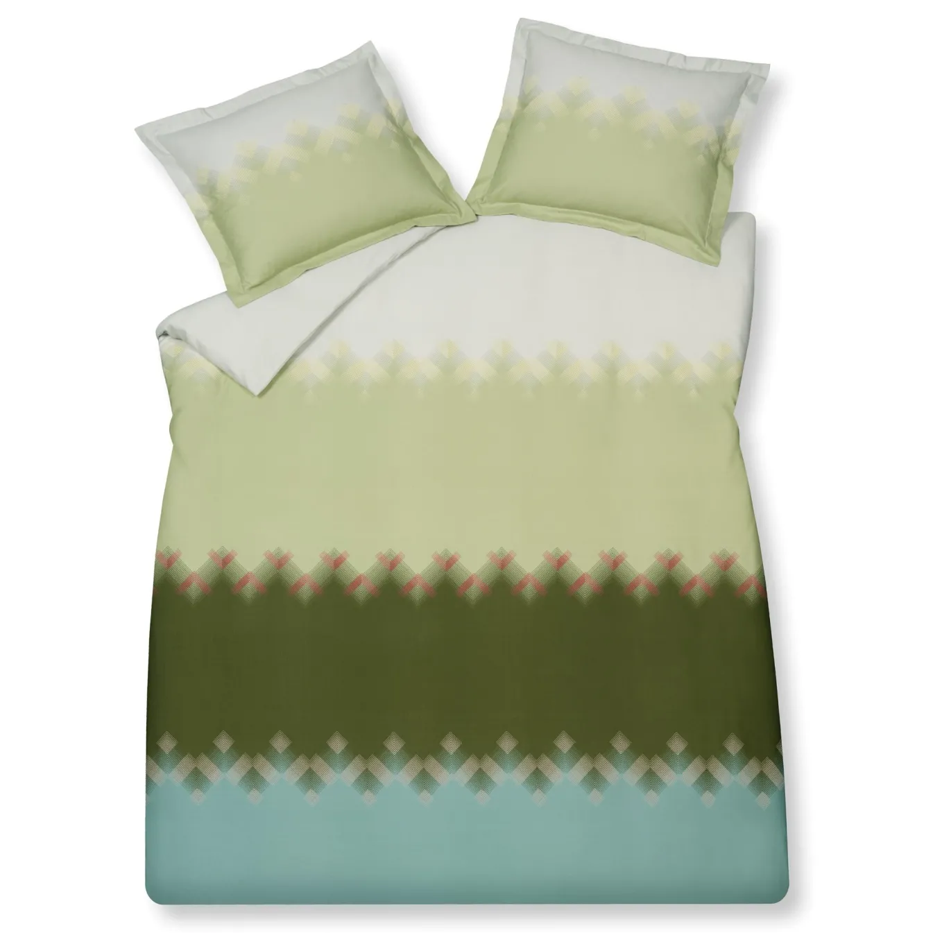 Cheap Bath & Living Vandyck Duvet cover HAPPY SLEEP Smoke Green 240x220 cm (satin cotton)