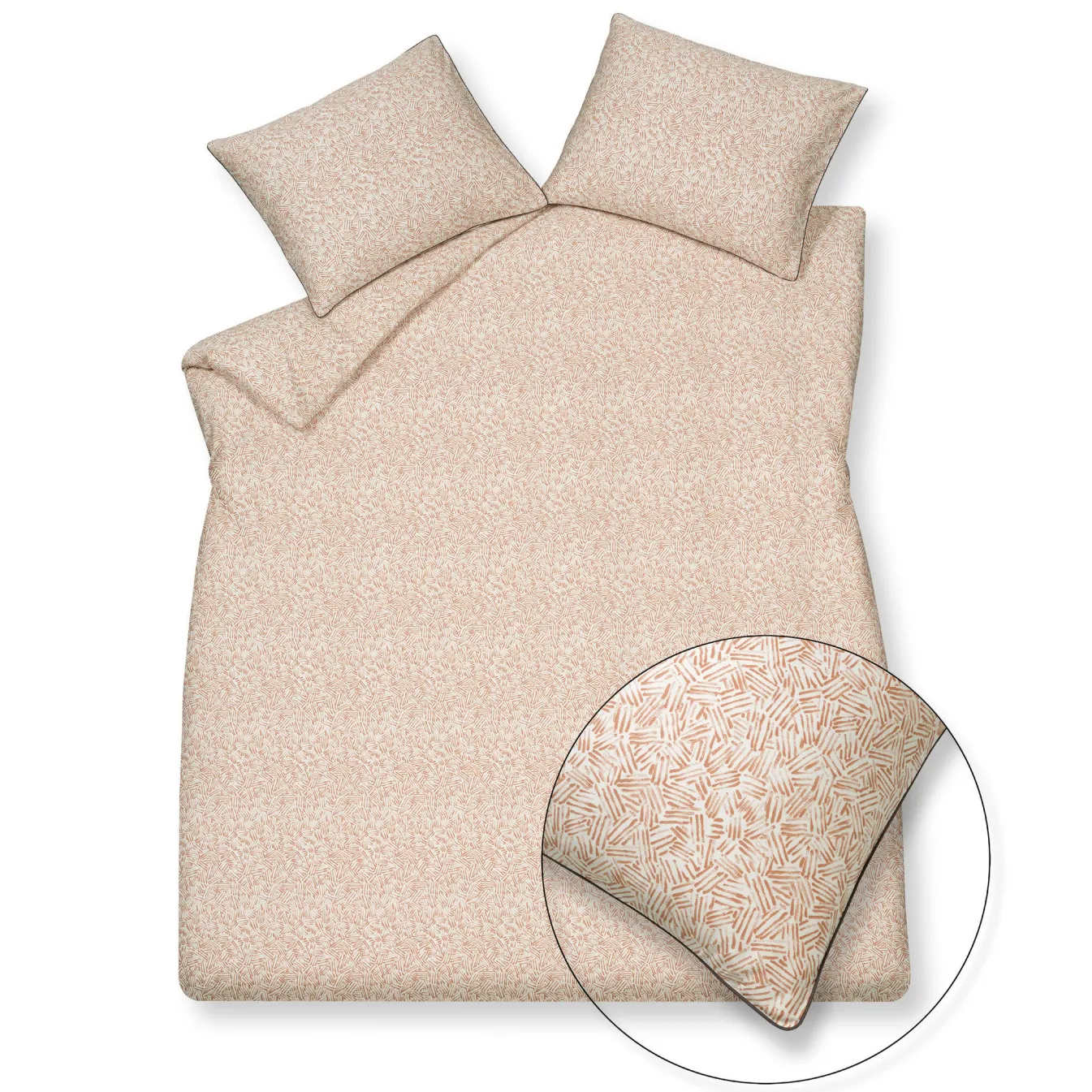 Sale Bath & Living Vandyck Duvet cover HOME 93 Toffee 240x220 cm (satin cotton) HCSA22193