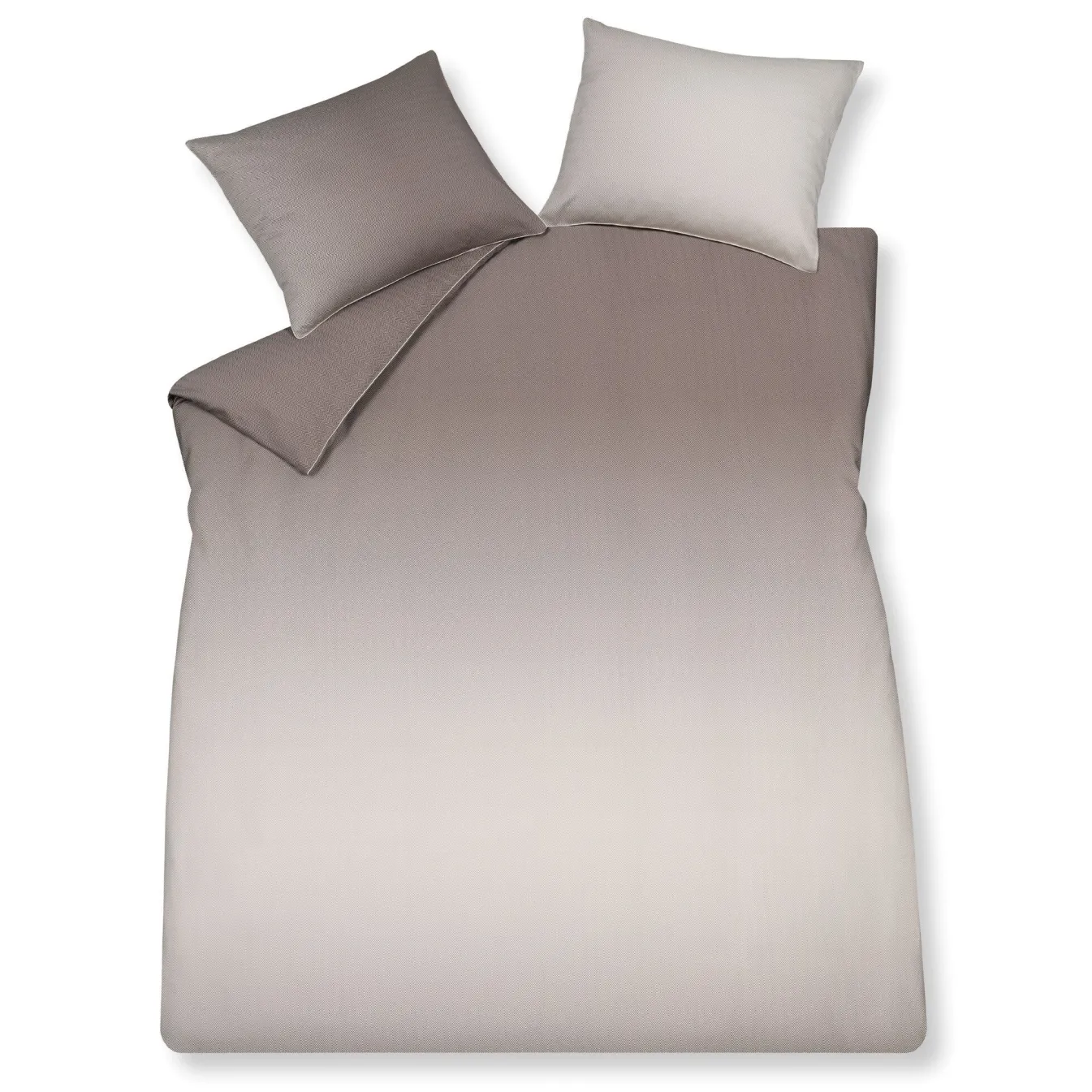 Online Bath & Living Vandyck Duvet cover HOME Milano 240x220 cm, color Taupe (satin cotton)