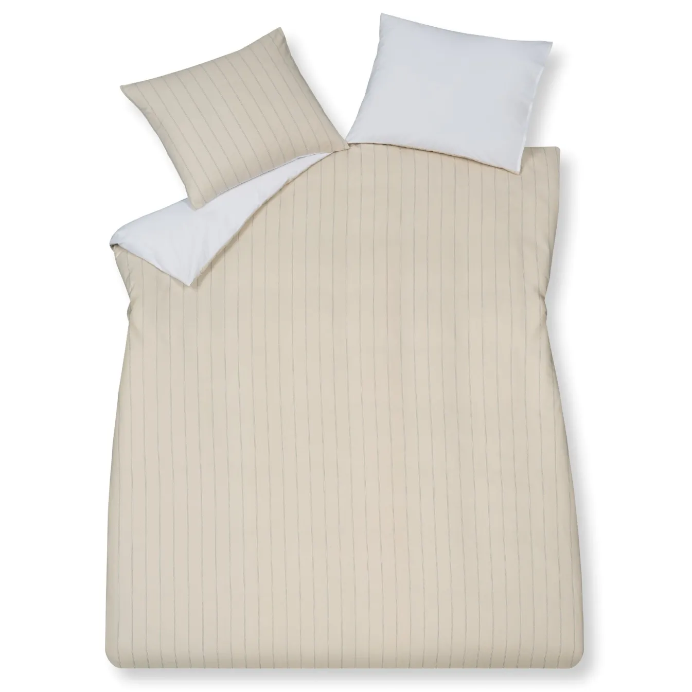 Best Bath & Living Vandyck Duvet cover HOME Puglia Cream Tan 200x220 cm (percale cotton)