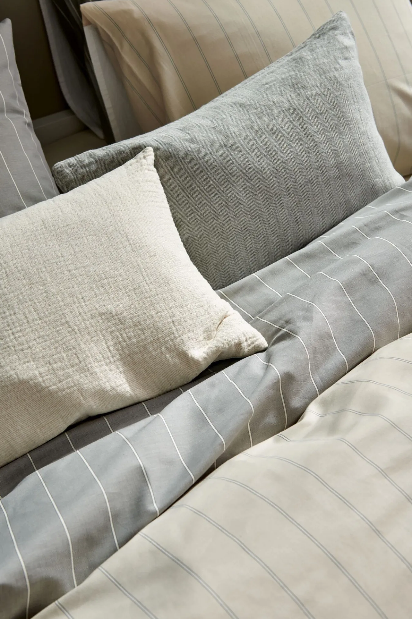 Best Bath & Living Vandyck Duvet cover HOME Puglia Cream Tan 200x220 cm (percale cotton)
