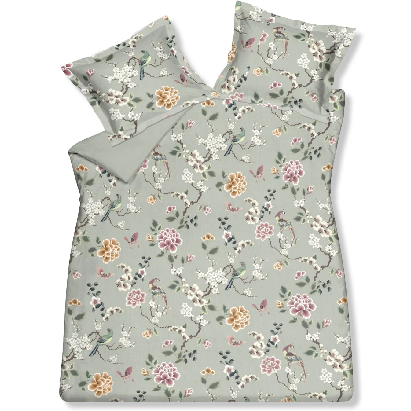 Outlet Bath & Living Vandyck Duvet cover JASMINE Light Green 200x220 cm (satin) SAM221102