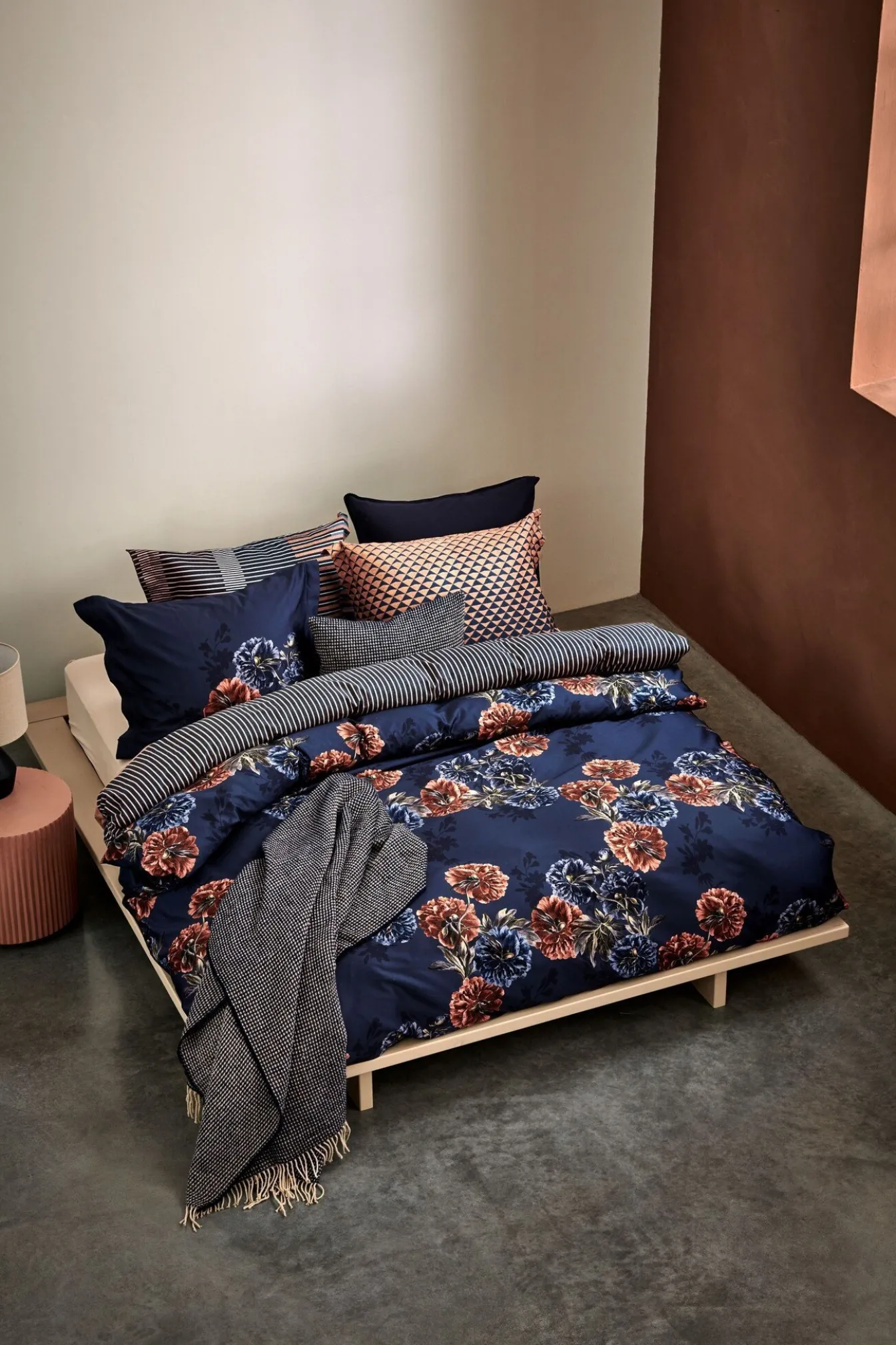 Cheap Bath & Living Vandyck Duvet cover MIDNIGHT HOUR Blue Ink 140x220 cm (satin cotton)