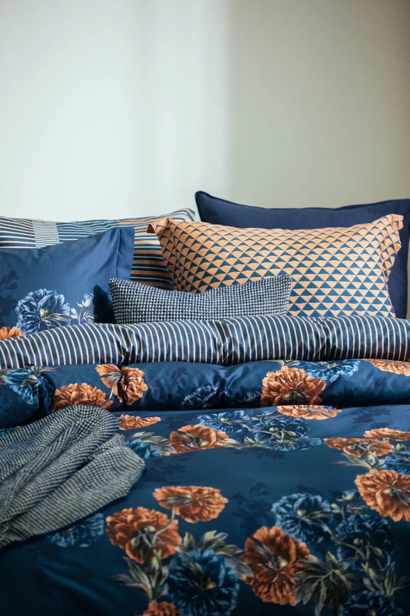 Cheap Bath & Living Vandyck Duvet cover MIDNIGHT HOUR Blue Ink 140x220 cm (satin cotton)