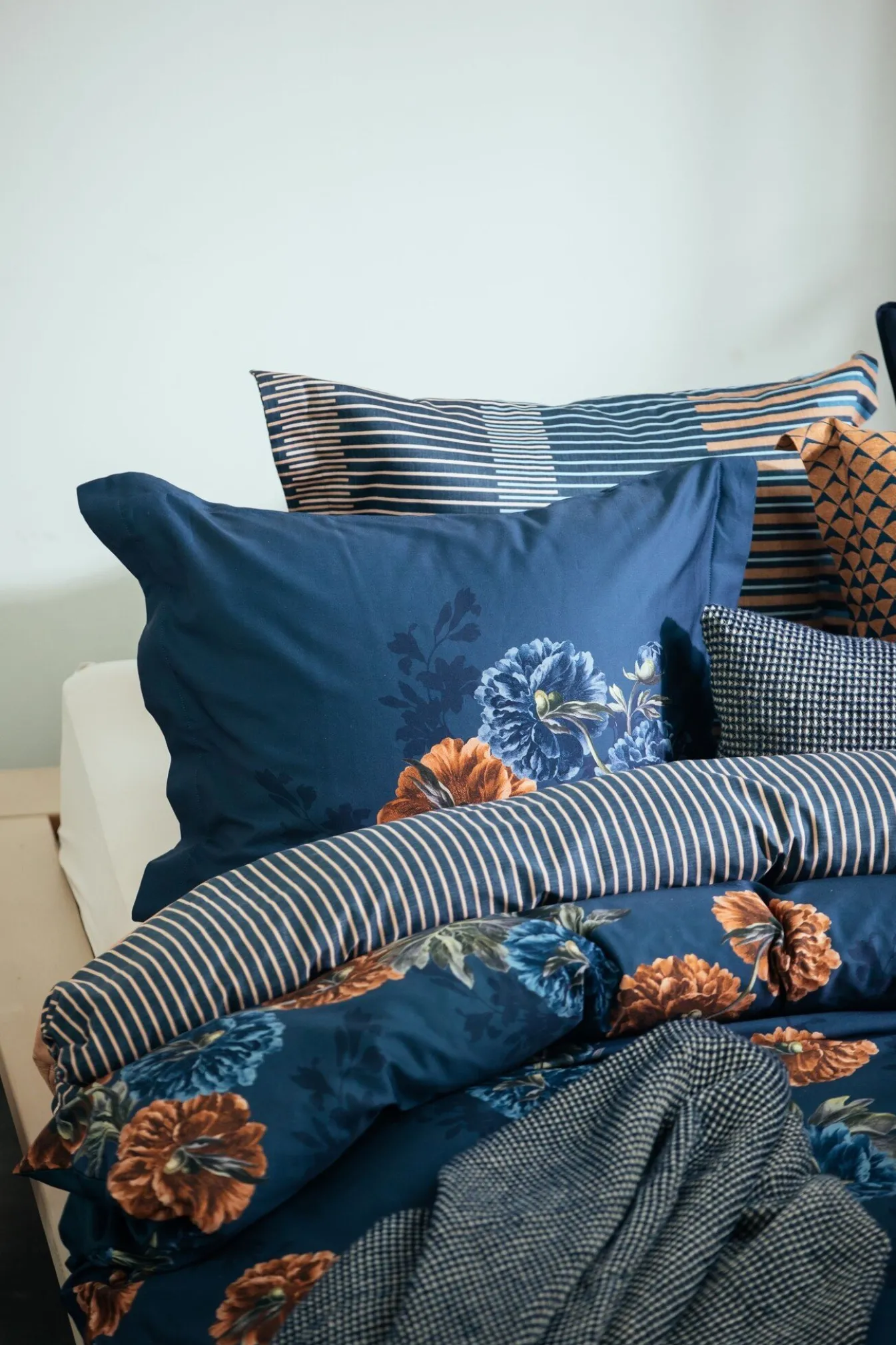Cheap Bath & Living Vandyck Duvet cover MIDNIGHT HOUR Blue Ink 140x220 cm (satin cotton)