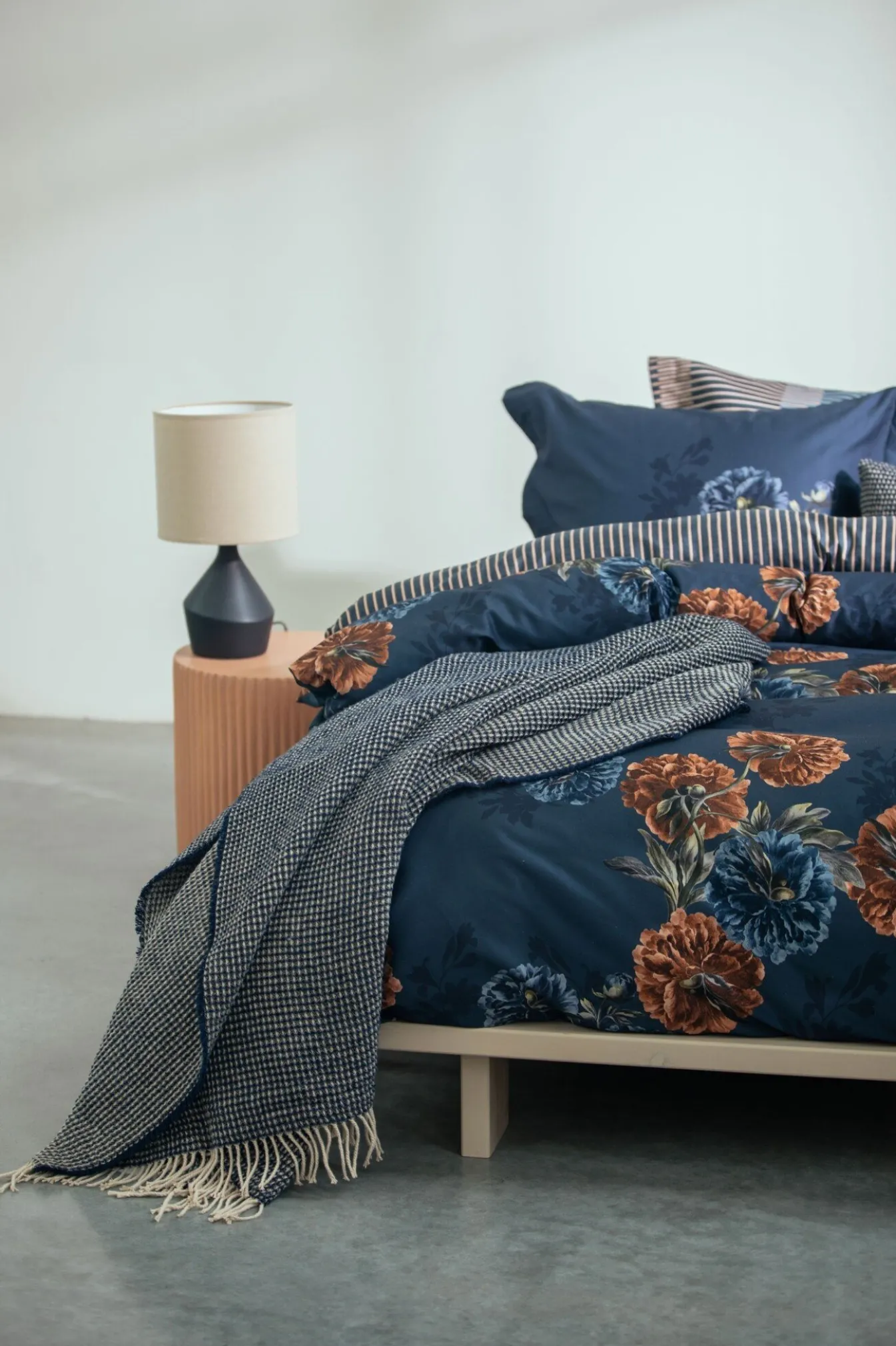 Cheap Bath & Living Vandyck Duvet cover MIDNIGHT HOUR Blue Ink 140x220 cm (satin cotton)