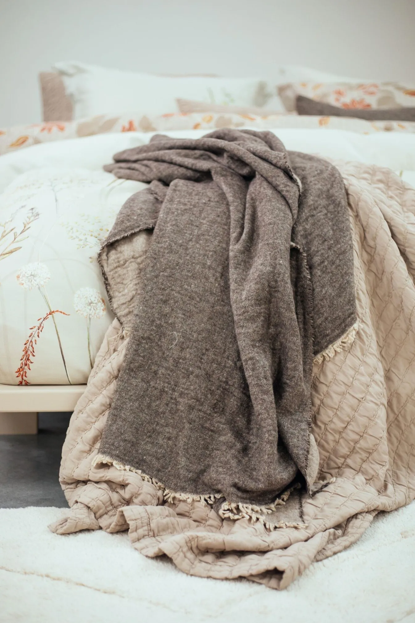 Store Bath & Living Vandyck Duvet cover MORNING DEW linen 240x220 cm (satin cotton)